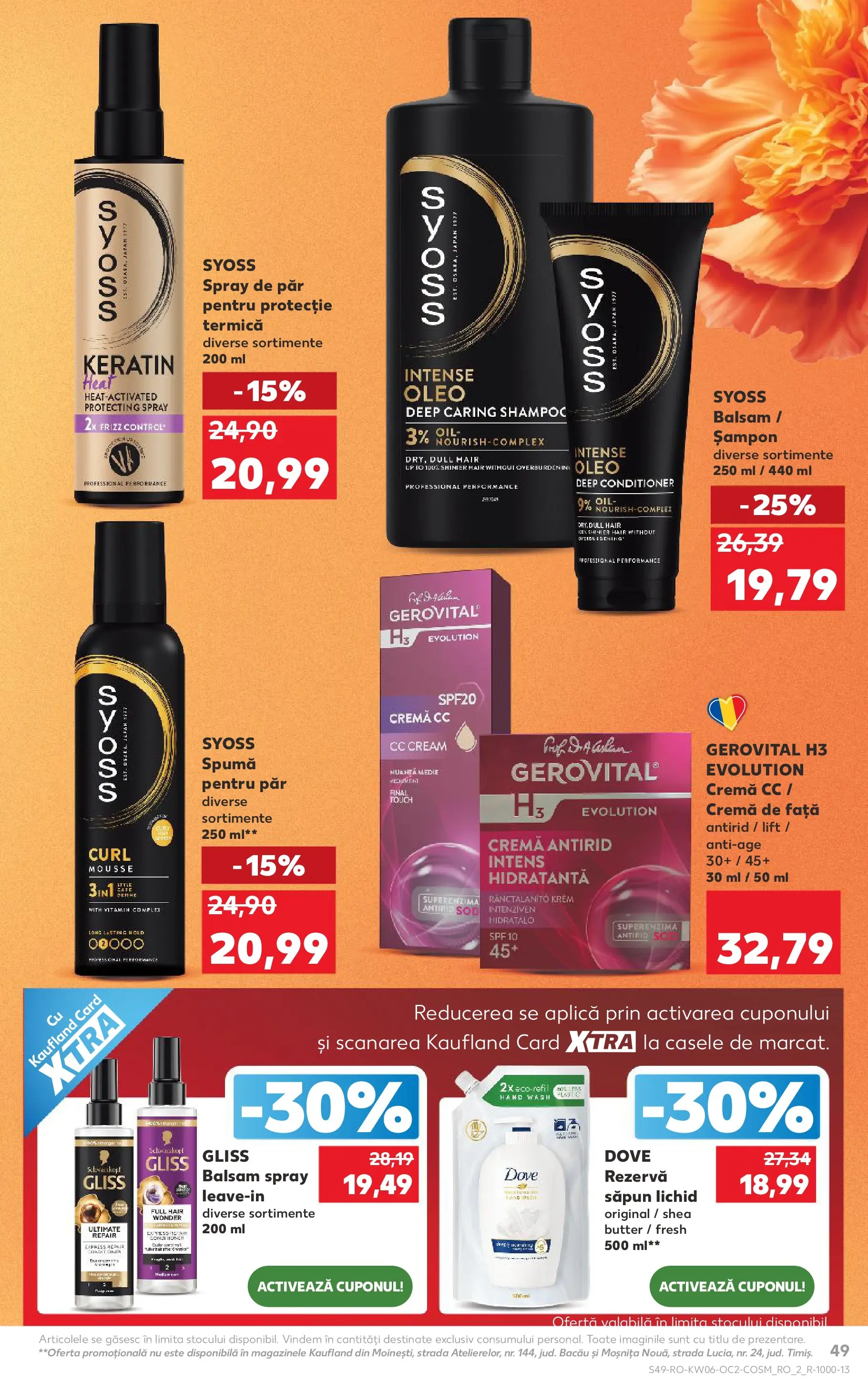 Catalog Kaufland 4 - 9 Februarie 2026 | Pagina 49 | Produse: Cc cream, Șampon, Săpun lichid, Rezervă săpun