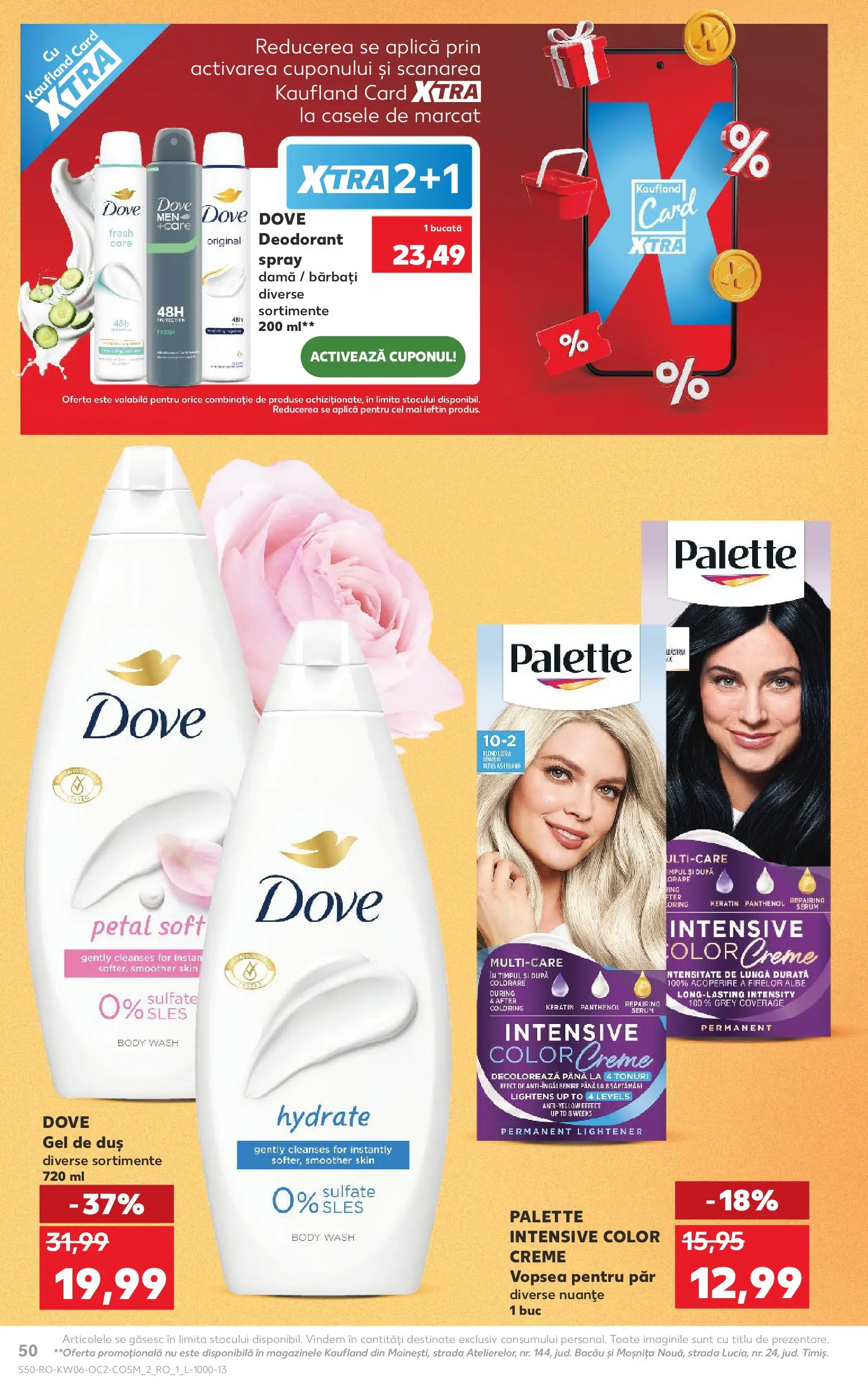 Catalog Kaufland 4 - 9 Februarie 2026 | Pagina 50 | Produse: Vopsea, Body, Duș, Gel de duș