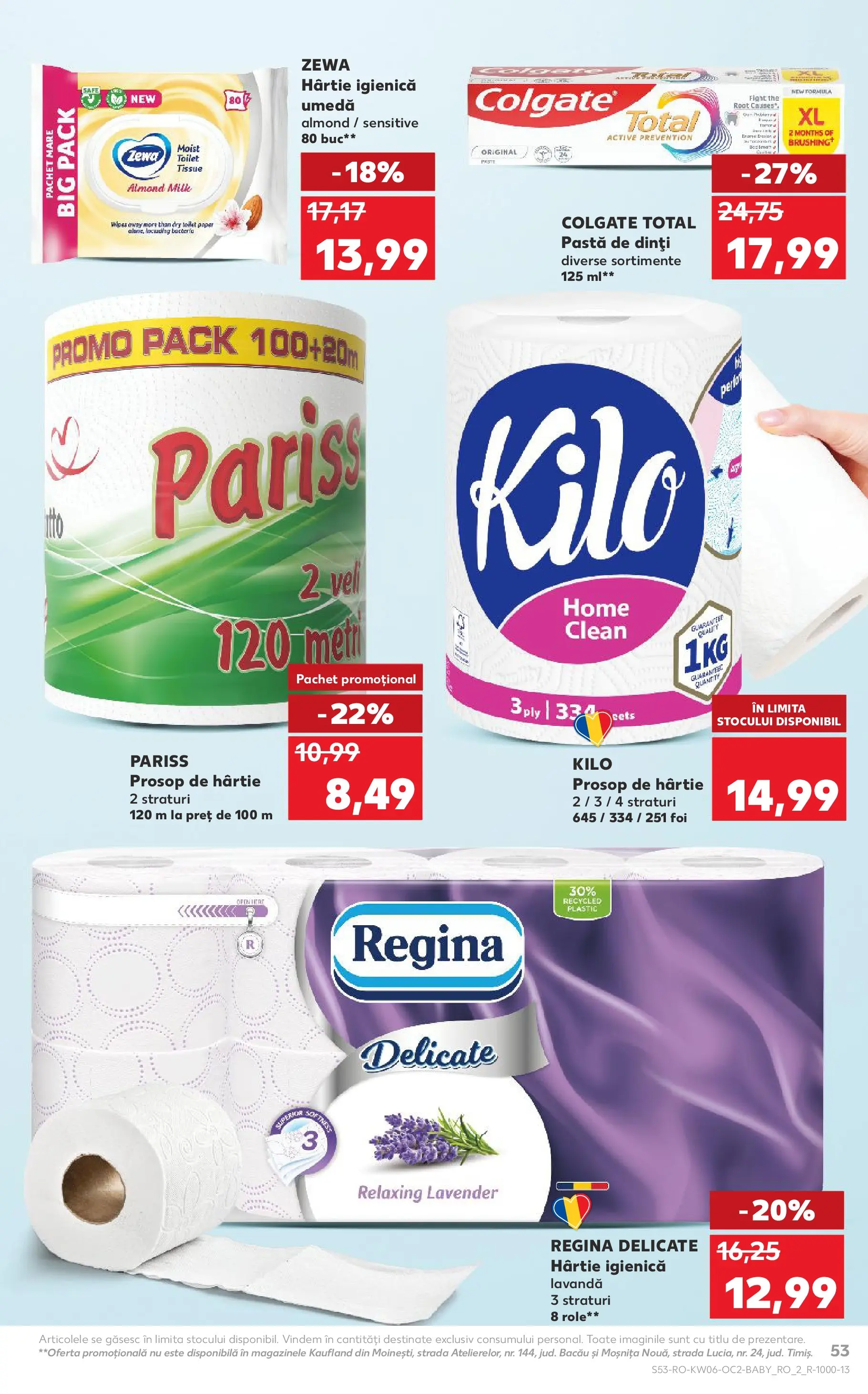 Catalog Kaufland 4 - 9 Februarie 2026 | Pagina 53 | Produse: Pomelo, Role, Pastă de dinți