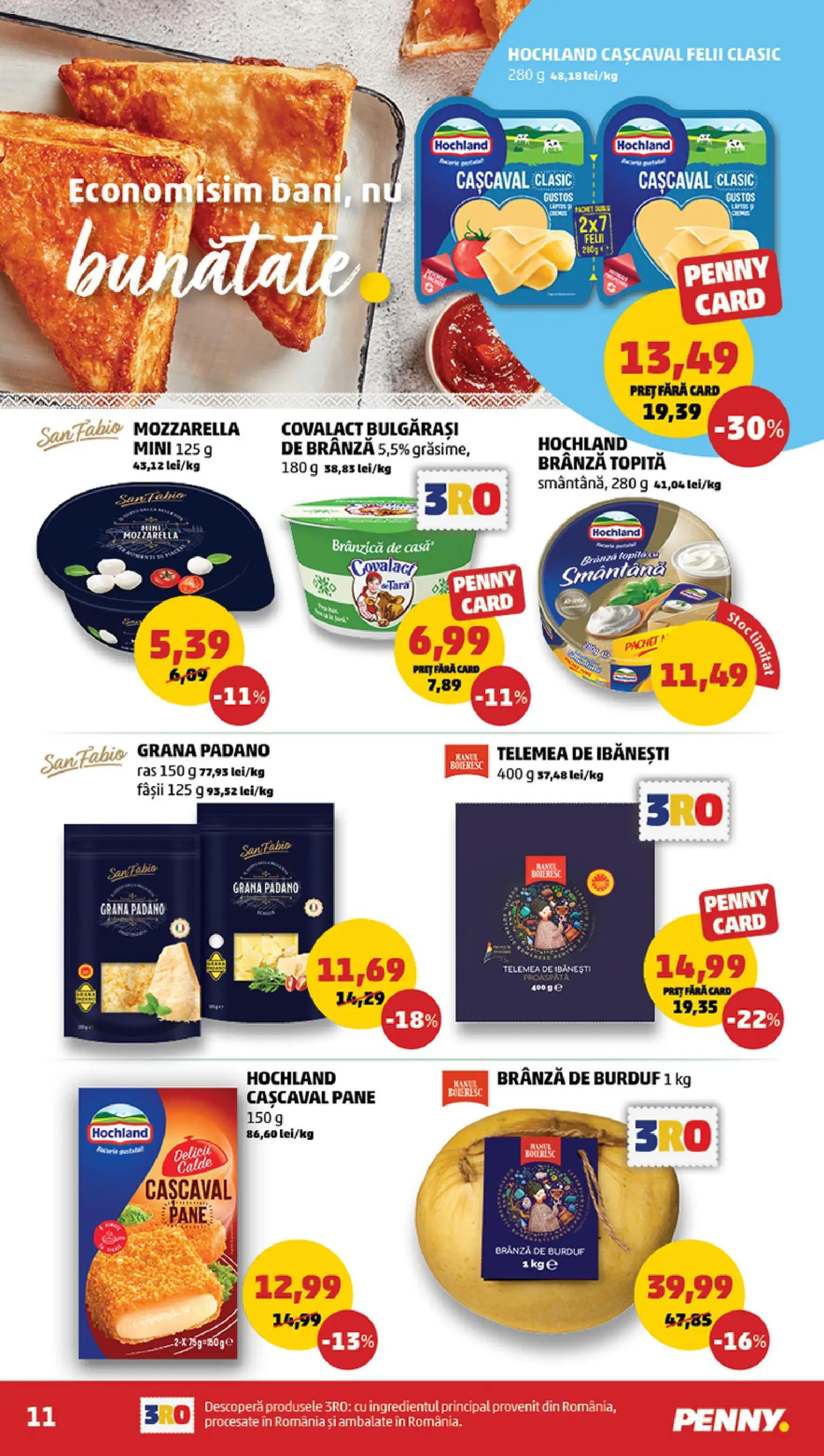 Catalog PENNY Market 4 - 9 Februarie 2026 | Pagina 11 | Produse: Cașcaval, Mozzarella, Brânză, Smântână