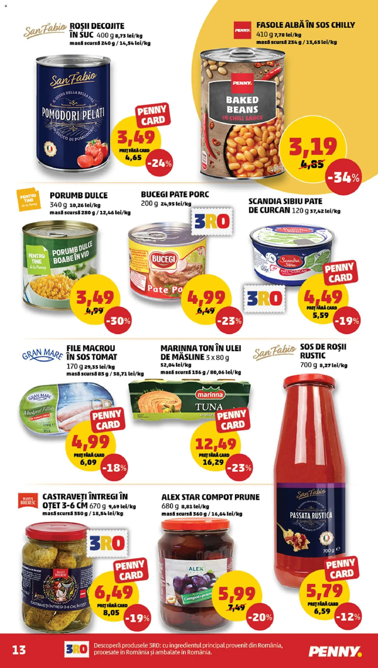 Catalog PENNY Market 4 - 9 Februarie 2026 | Pagina 13 | Produse: Masă, Măsline, Brokoli, Suc