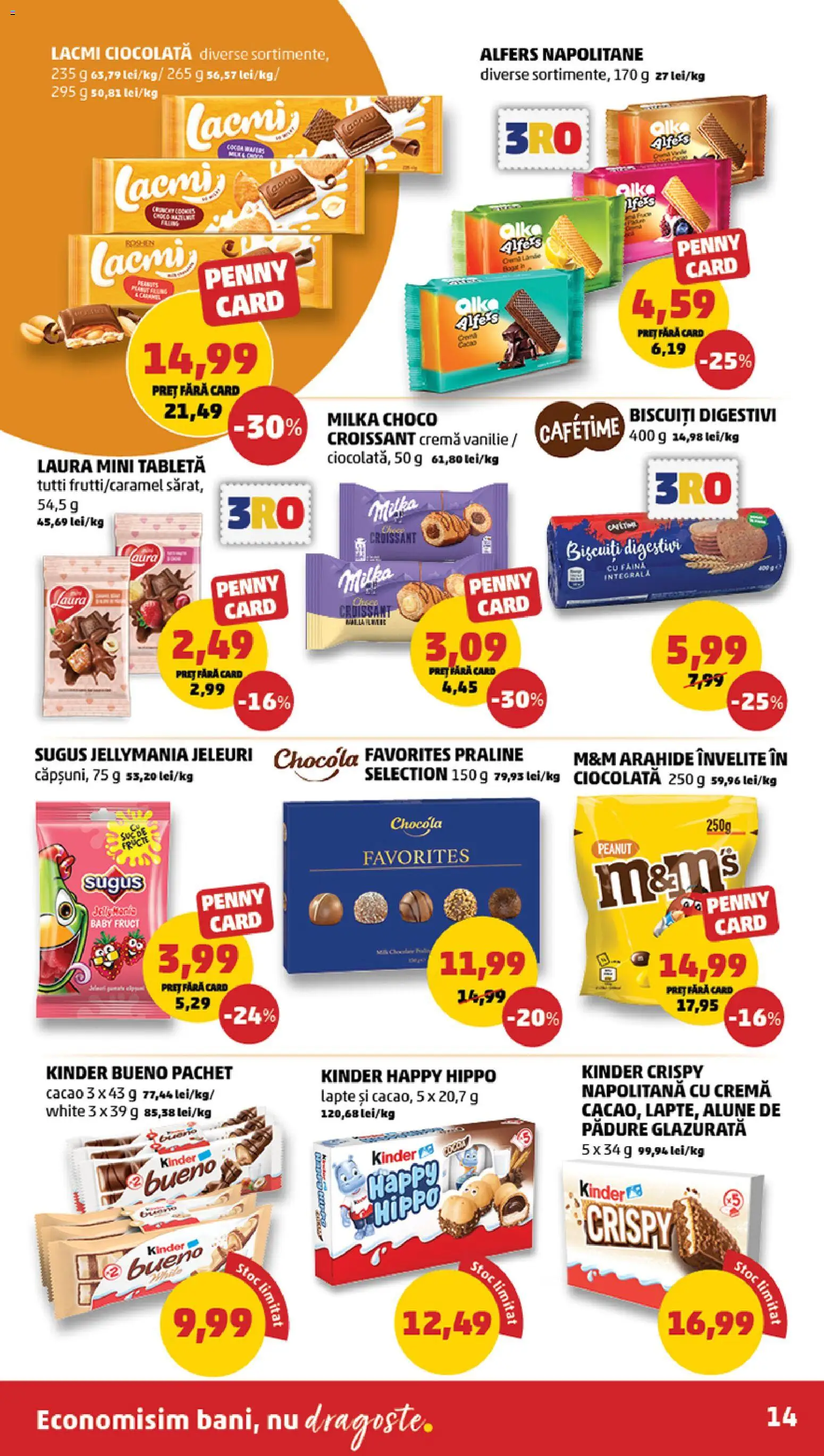 Catalog PENNY Market 4 - 9 Februarie 2026 | Pagina 14 | Produse: Tabletă, Arahide, Praline, Biscuiți