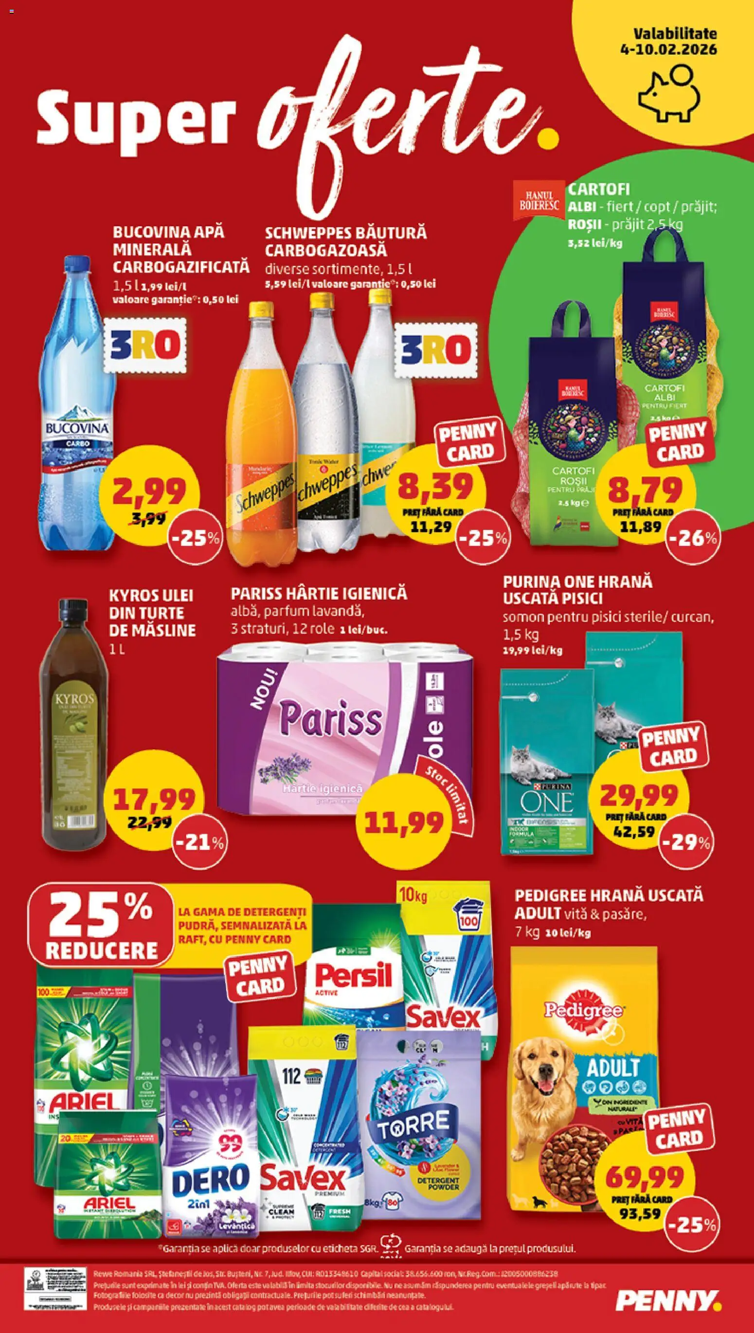 Catalog PENNY Market 4 - 9 Februarie 2026 | Pagina 20 | Produse: Pomelo, Role, Pudră, Cartofi