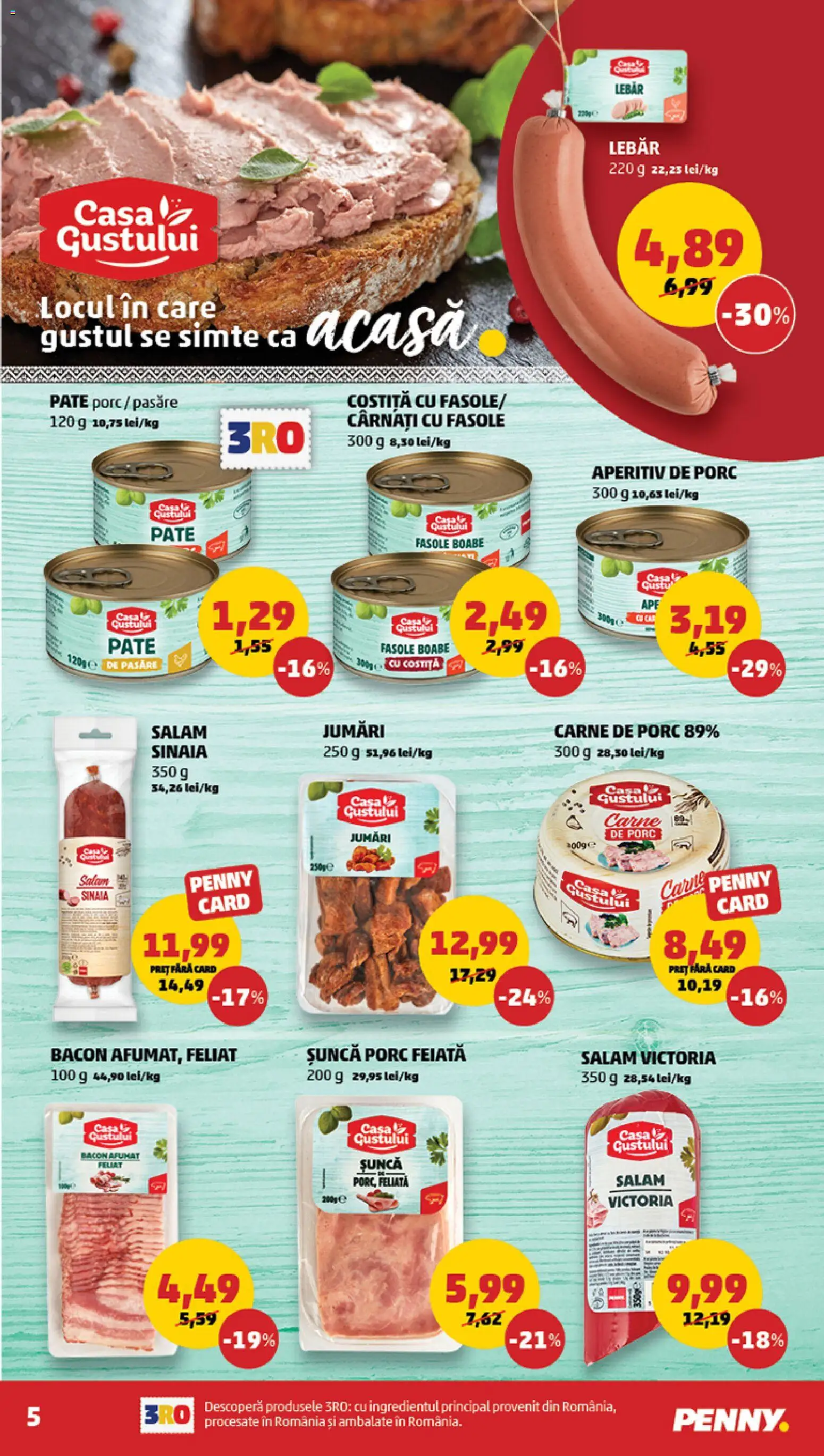 Catalog PENNY Market 4 - 9 Februarie 2026 | Pagina 5 | Produse: Pate, Bacon, Salam, Carne De Porc