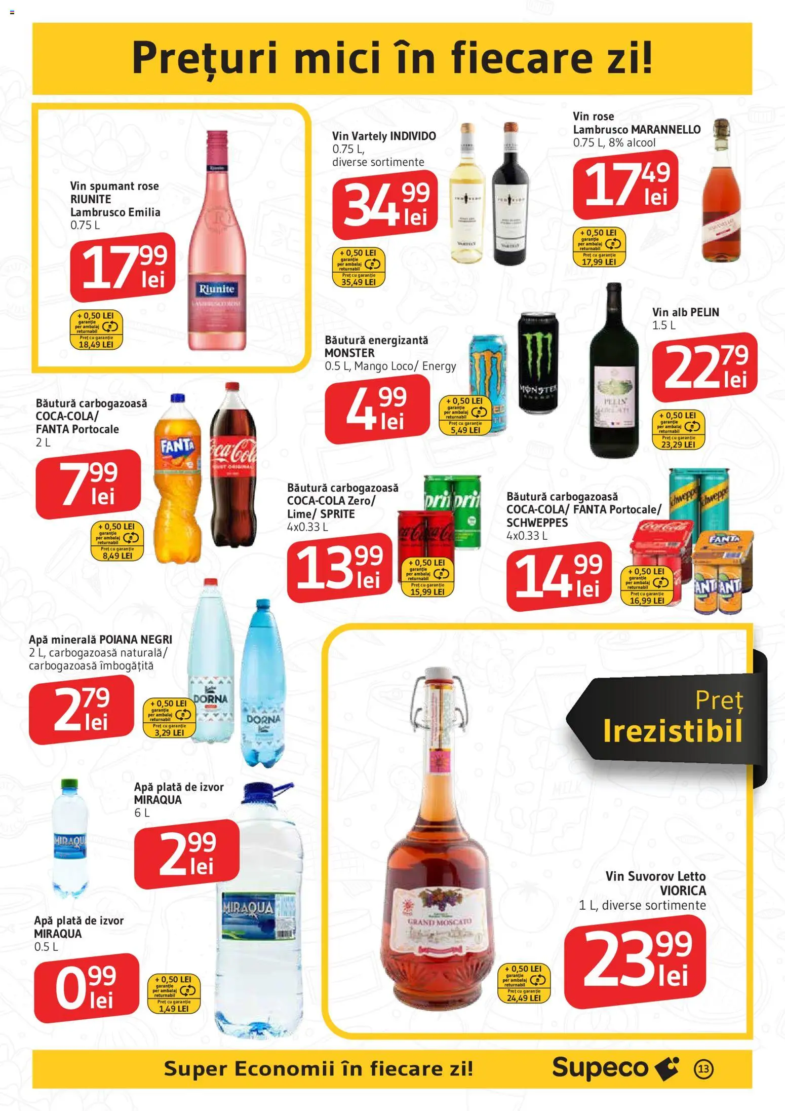 Catalog Supeco 5 - 17 Februarie 2026 | Pagina 13 | Produse: Yazı tahtası kalemi, Băutură energizantă, Portocale, Apă