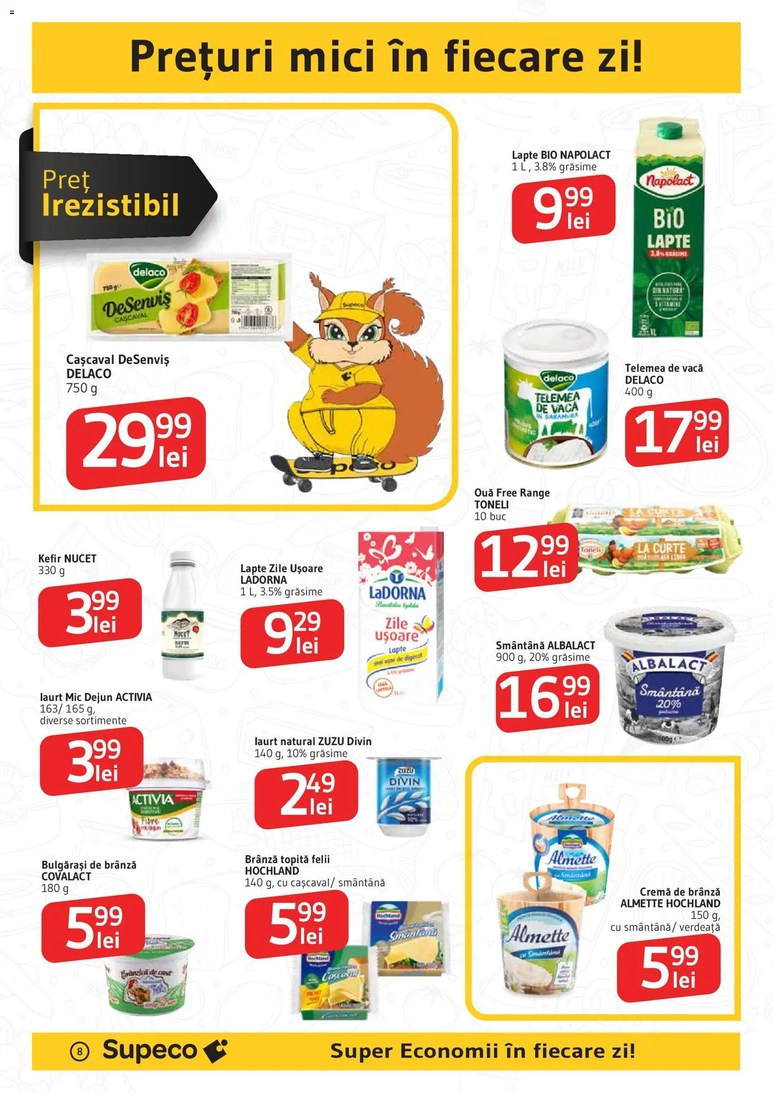Catalog Supeco 5 - 17 Februarie 2026 | Pagina 8 | Produse: Light Kedi Konservesi, Cașcaval, Kefir, Verdeață
