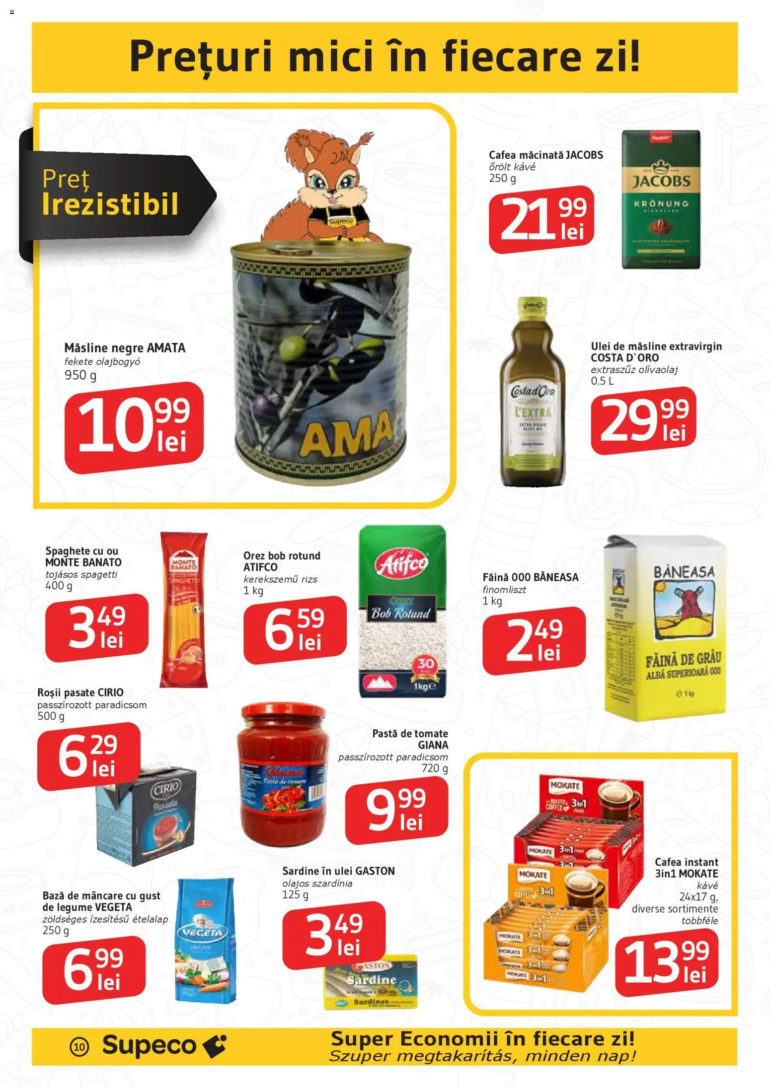 Catalog Supeco 5 - 17 Februarie 2026 | Pagina 10 | Produse: Hijyenik ped, Ulei, Cafea, Legume