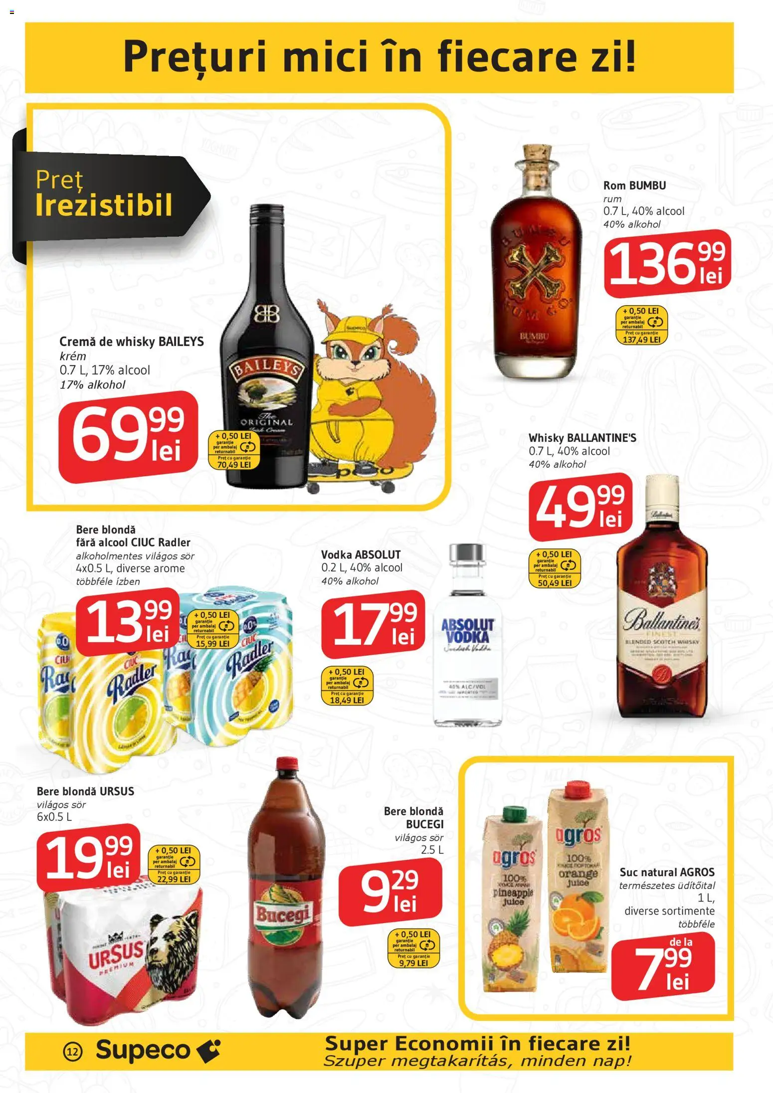 Catalog Supeco 5 - 17 Februarie 2026 | Pagina 12 | Produse: Cremă, Bere, Rom, Vodka