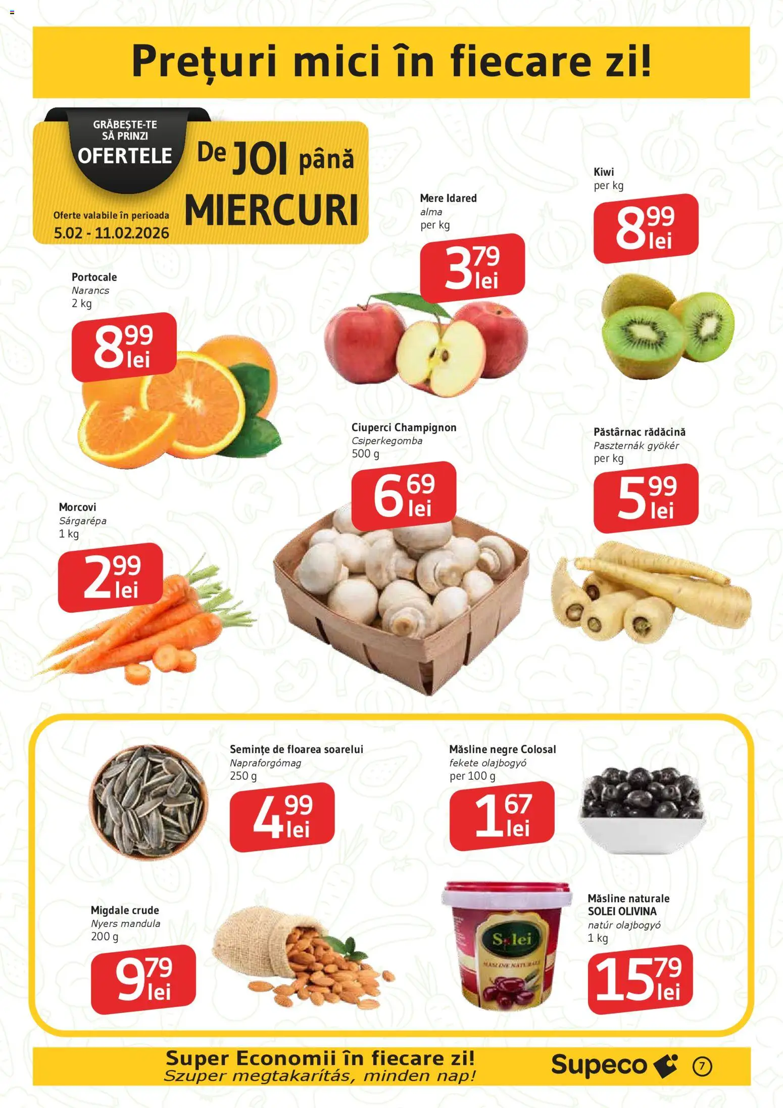 Catalog Supeco 5 - 17 Februarie 2026 | Pagina 7 | Produse: Mici, Portocale, Kiwi, Morcovi
