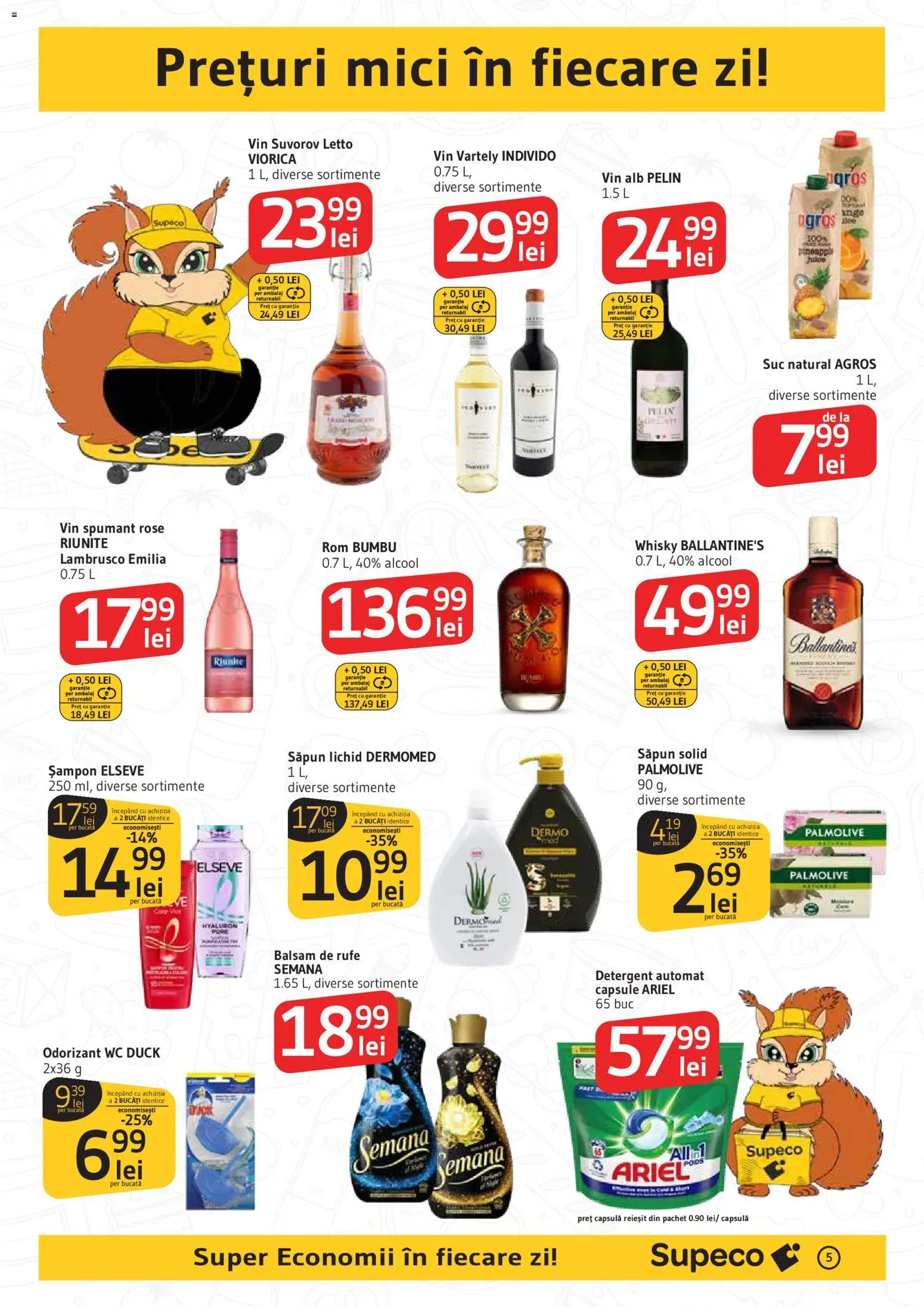 Catalog Supeco 5 - 17 Februarie 2026 | Pagina 5 | Produse: Balsam, Suc, Săpun, Detergent