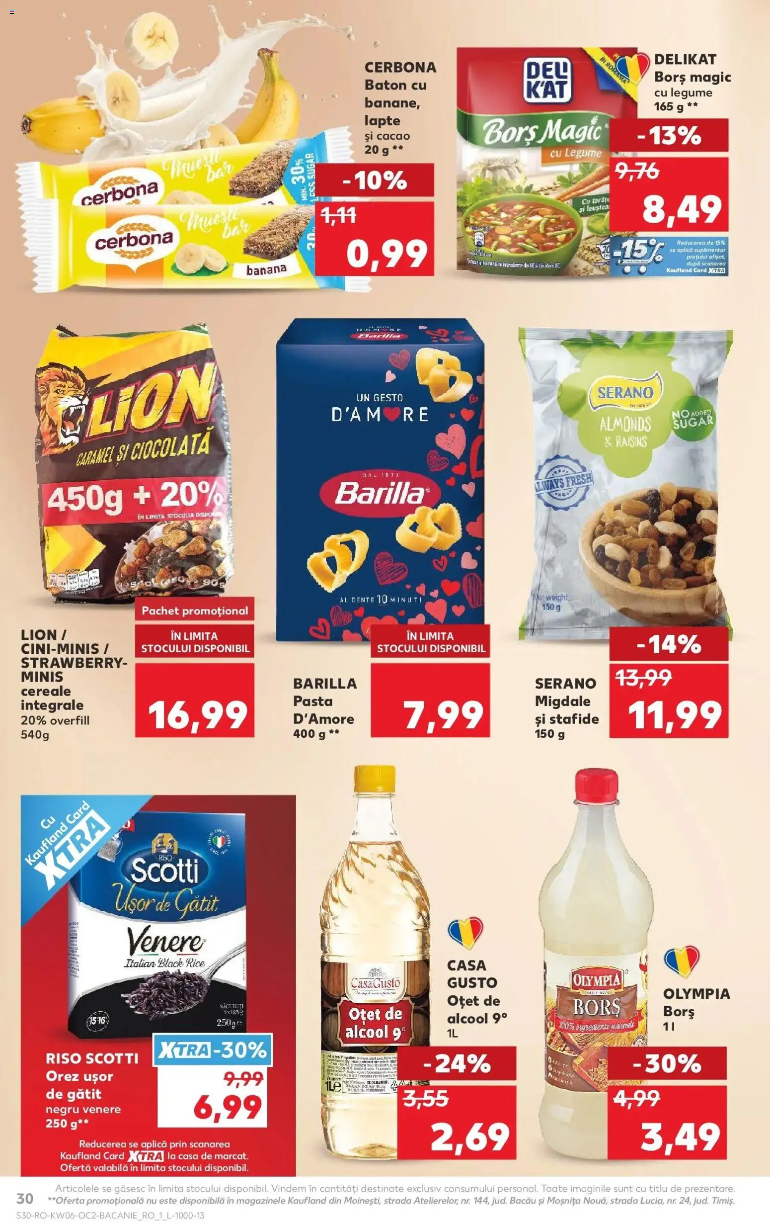 Catalog Kaufland 4 - 9 Februarie 2026 | Pagina 30 | Produse: Lapte, Ciocolată, Cereale, Stafide