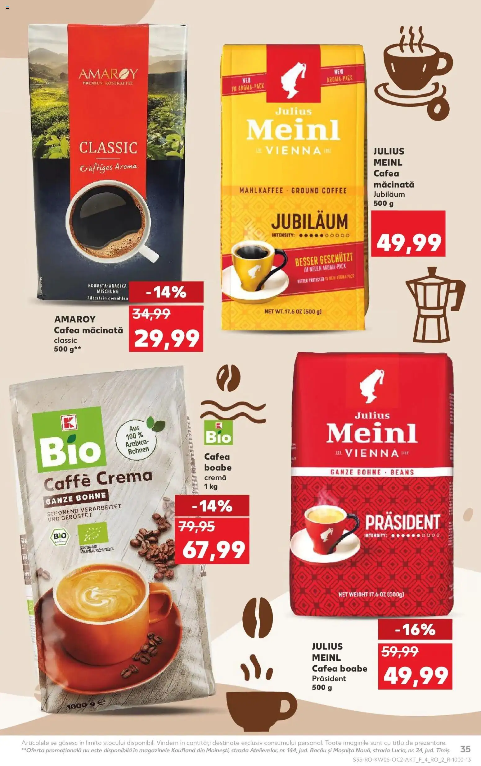 Catalog Kaufland 4 - 9 Februarie 2026 | Pagina 35 | Produse: Şerit ödül, Cremă, Cafea