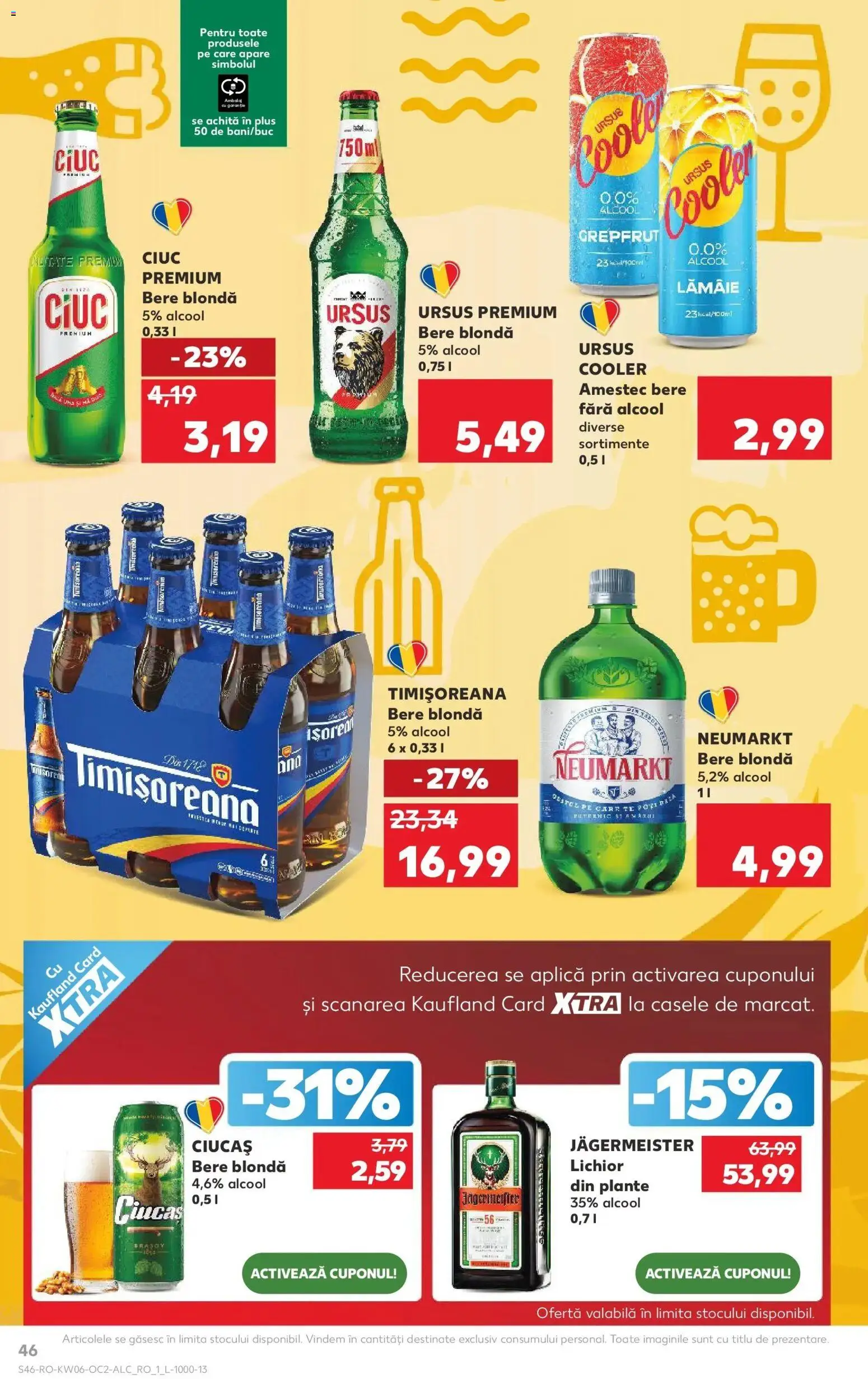 Catalog Kaufland 4 - 9 Februarie 2026 | Pagina 46 | Produse: Lichior, Bere, Grepfrut, Lămâie