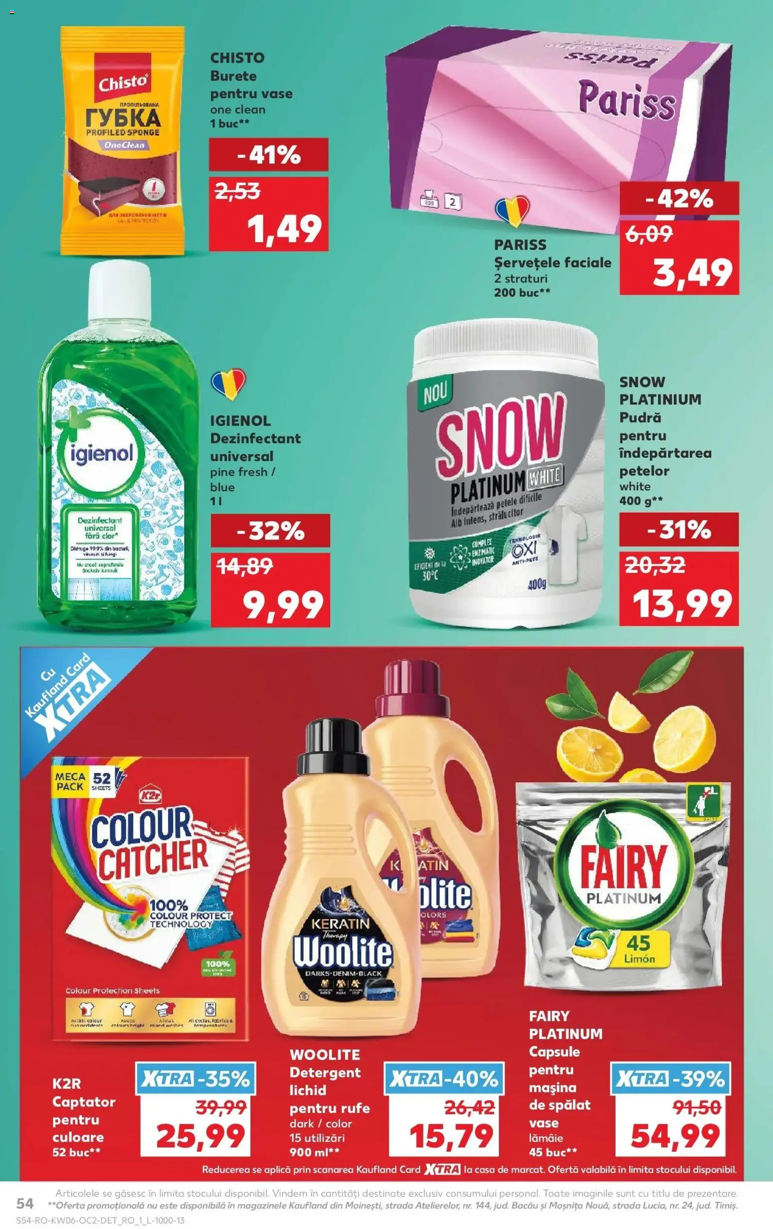 Catalog Kaufland 4 - 9 Februarie 2026 | Pagina 54 | Produse: Pomelo, Mașină De Spălat, Burete, Îndepărtarea petelor