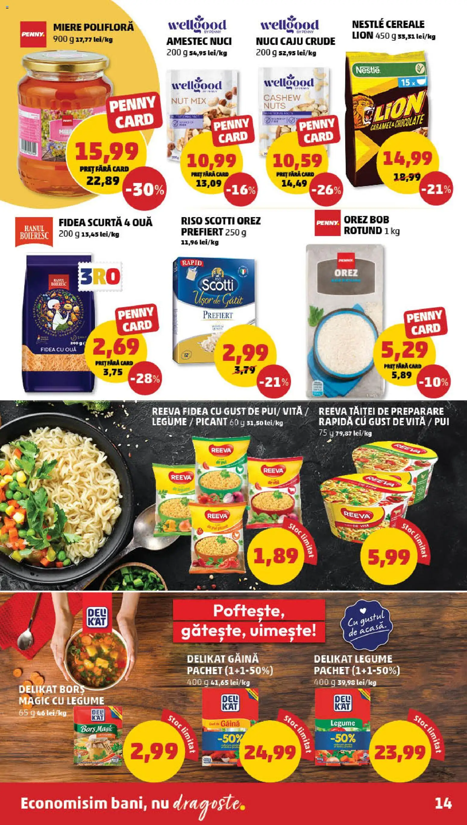 Catalog PENNY Market 11 - 16 Februarie 2026 | Pagina 14 | Produse: Miere polifloră, Borș, Ouă, Orez