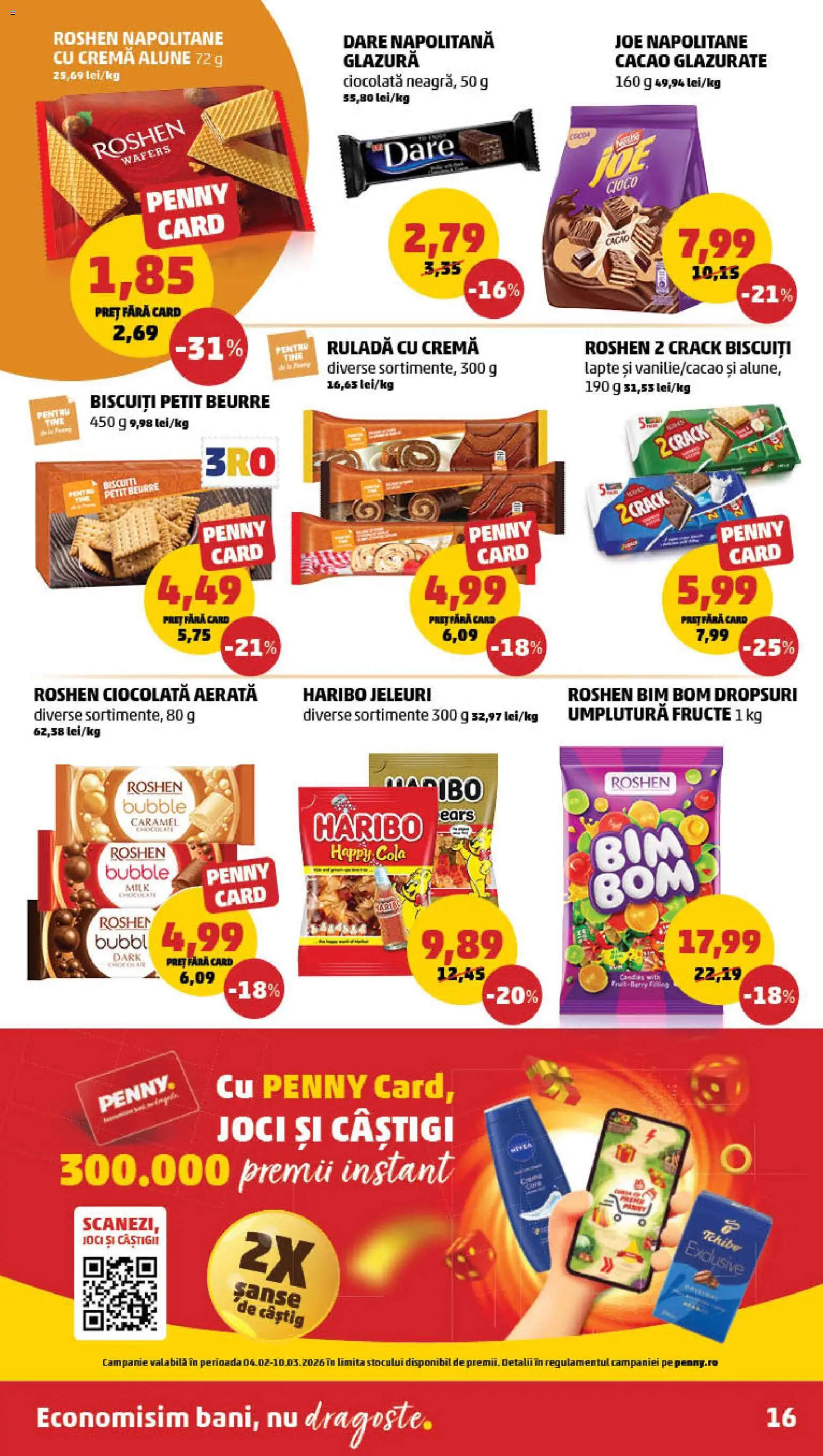 Catalog PENNY Market 11 - 16 Februarie 2026 | Pagina 16 | Produse: Alune, Cremă, Ciocolată, Bomboane