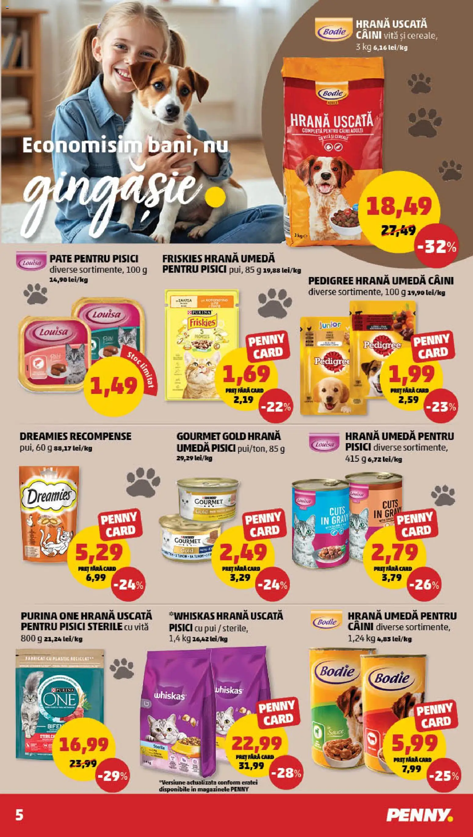 Catalog PENNY Market 11 - 16 Februarie 2026 | Pagina 5 | Produse: Hacıyatmaz Kedi Oyuncağı, Pate