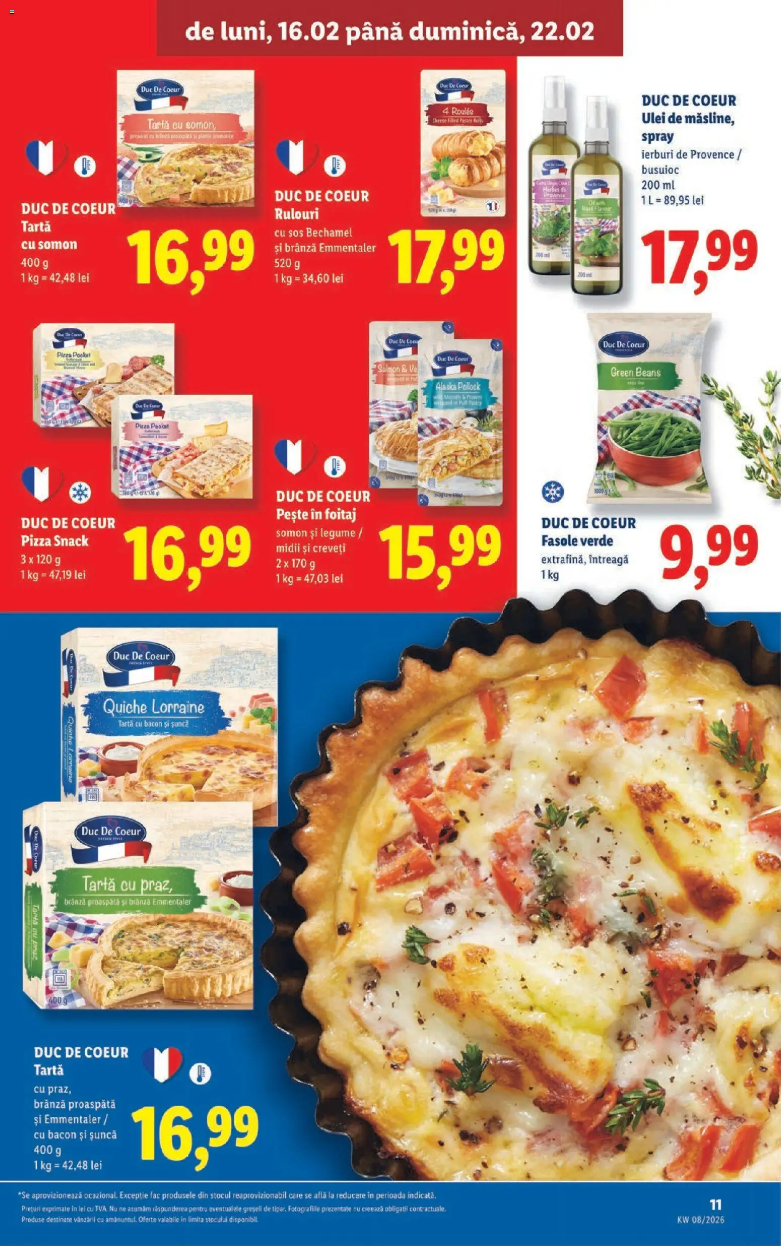 Catalog LIDL 16 - 21 Februarie 2026 | Pagina 11 | Produse: Bacon, Ulei, Pizza, Fasole verde