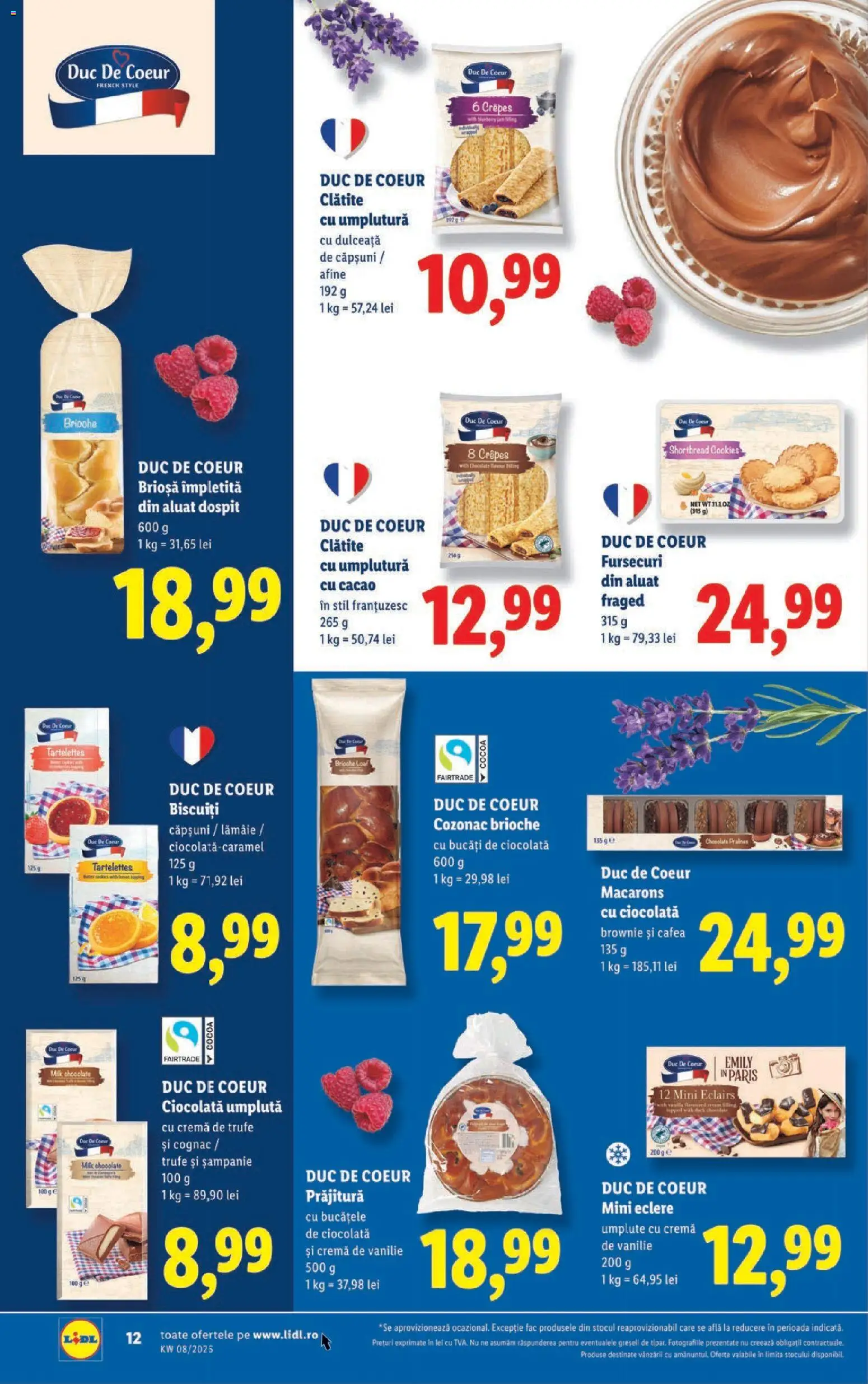 Catalog LIDL 16 - 21 Februarie 2026 | Pagina 12 | Produse: Prăjitură, Cremă, Cafea, Ciocolată