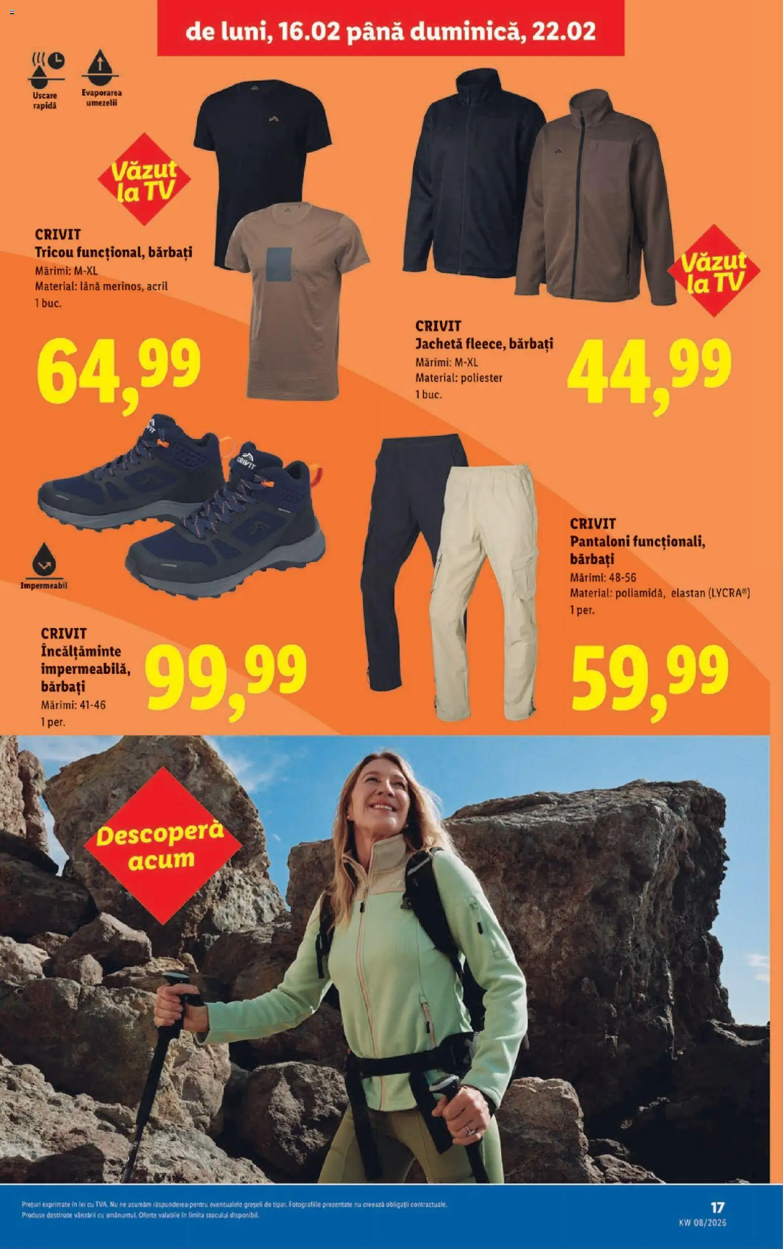 Catalog LIDL 16 - 21 Februarie 2026 | Pagina 17 | Produse: Jachetă, Bornoz takımı, Tricou, Pantaloni