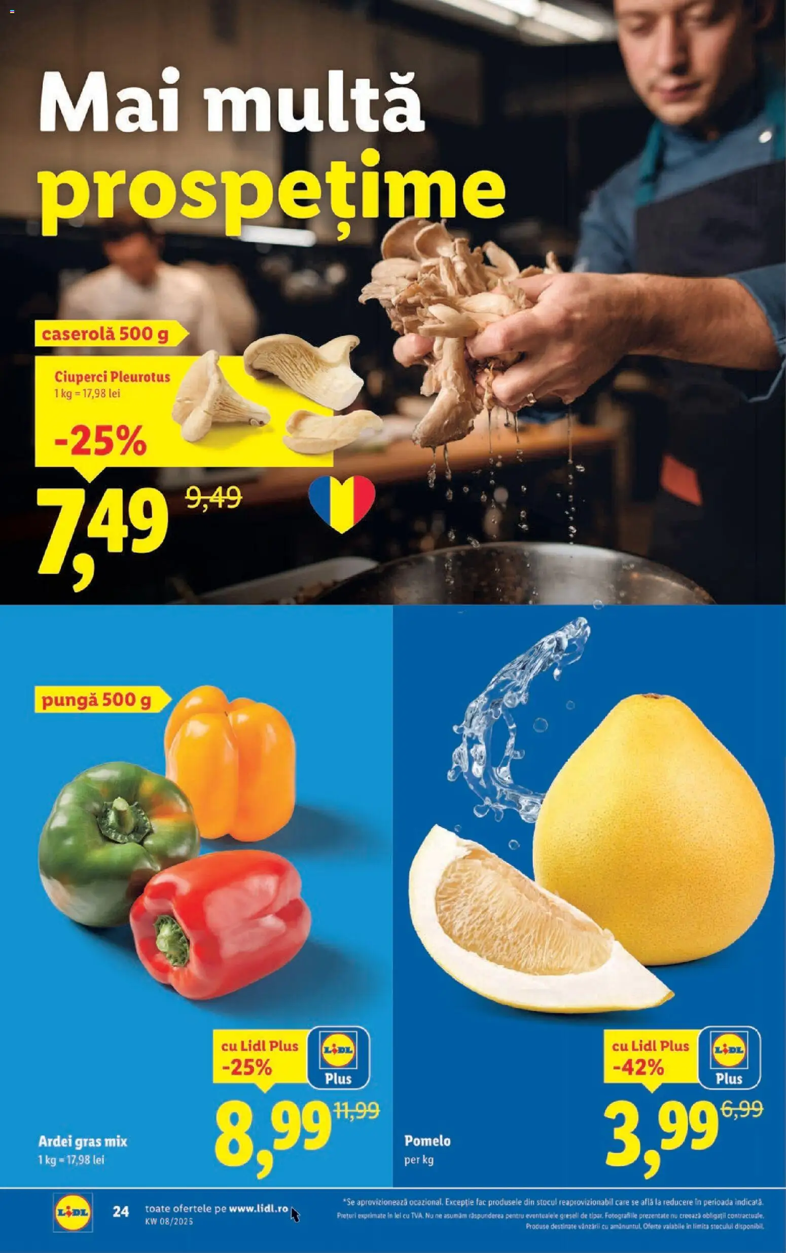 Catalog LIDL 16 - 21 Februarie 2026 | Pagina 24 | Produse: Pungă, Ciuperci, Ardei