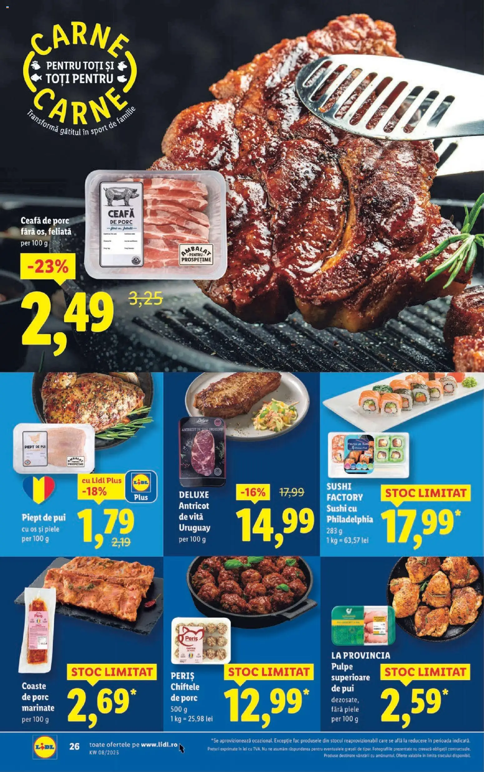 Catalog LIDL 16 - 21 Februarie 2026 | Pagina 26 | Produse: Keçeli kalem, Hacıyatmaz Kedi Oyuncağı, Yağ sökücü, Chiftele