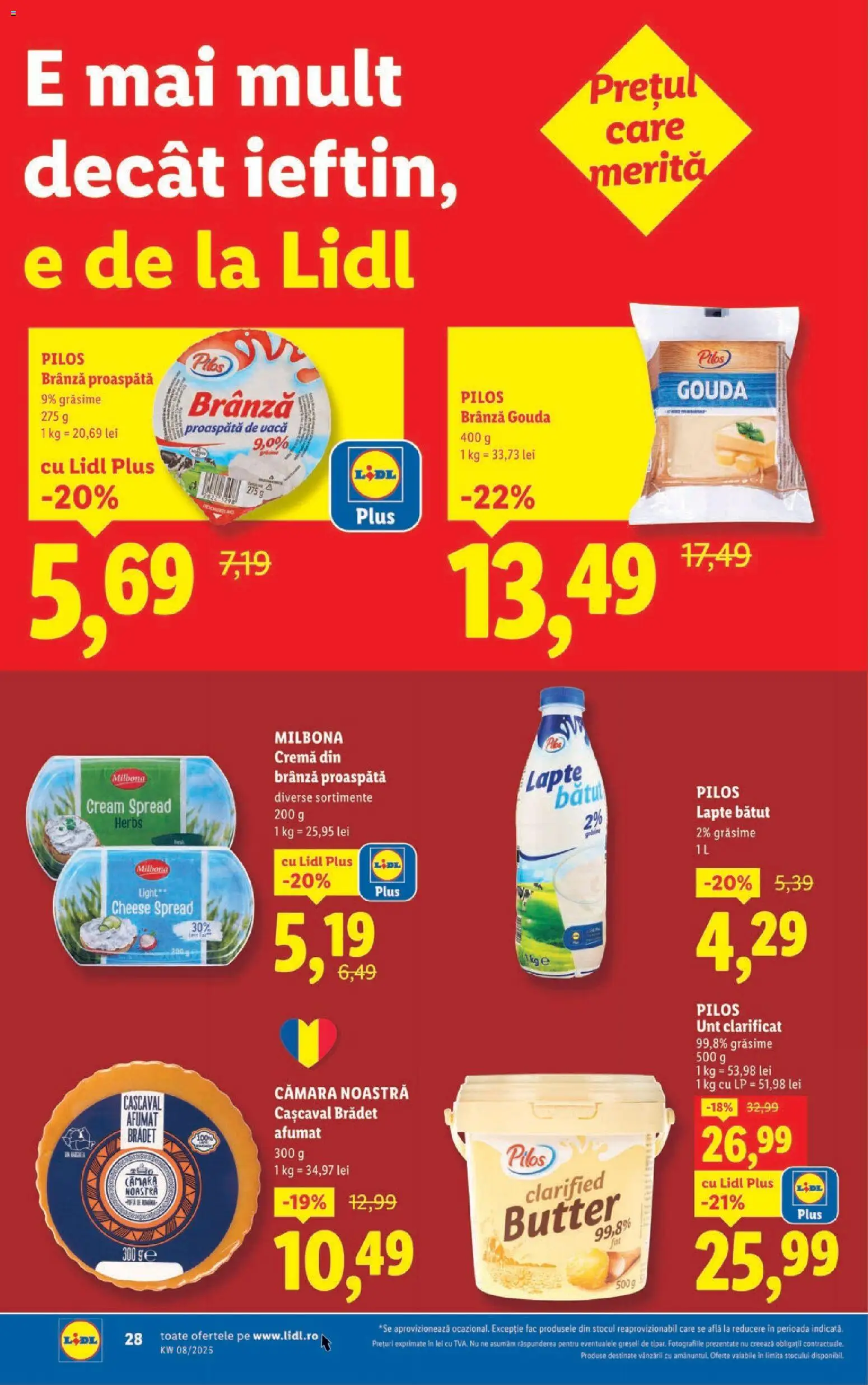 Catalog LIDL 16 - 21 Februarie 2026 | Pagina 28 | Produse: Toplar, Cașcaval, Cremă, Gouda