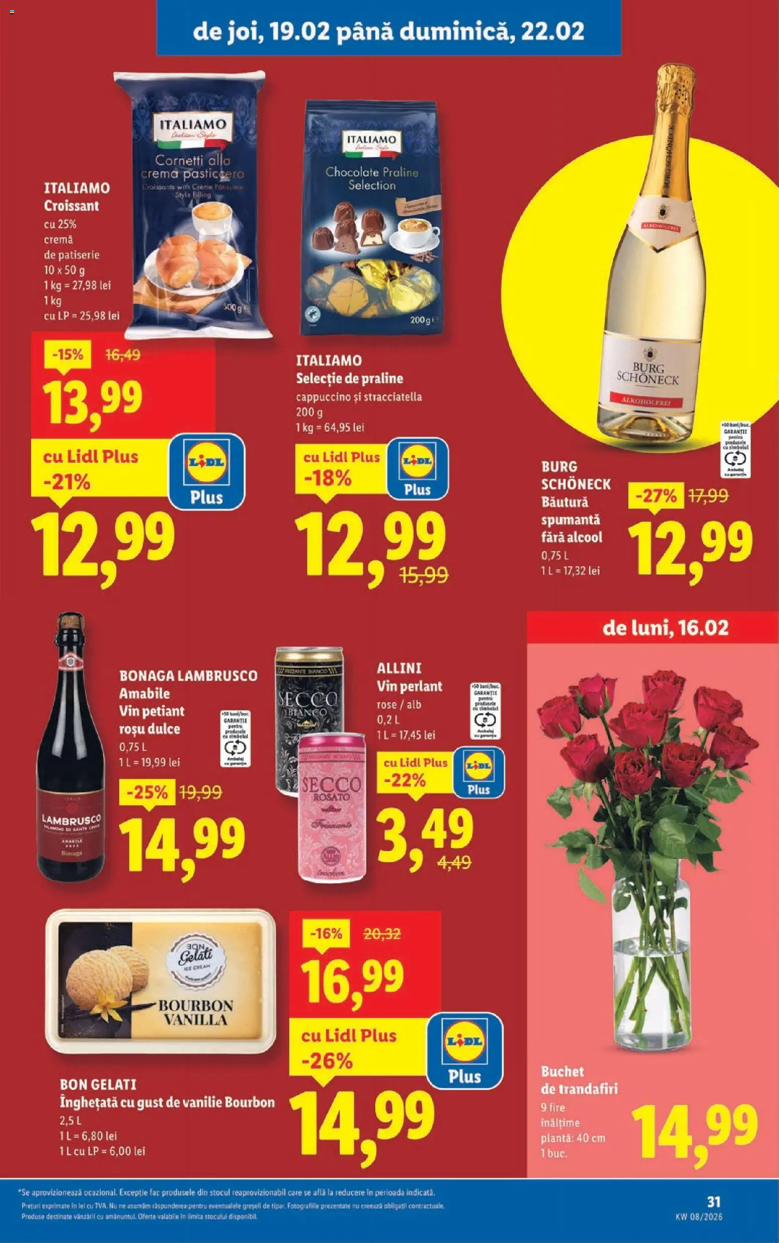 Catalog LIDL 16 - 21 Februarie 2026 | Pagina 31 | Produse: Praline, Vin, Bourbon, Kanca