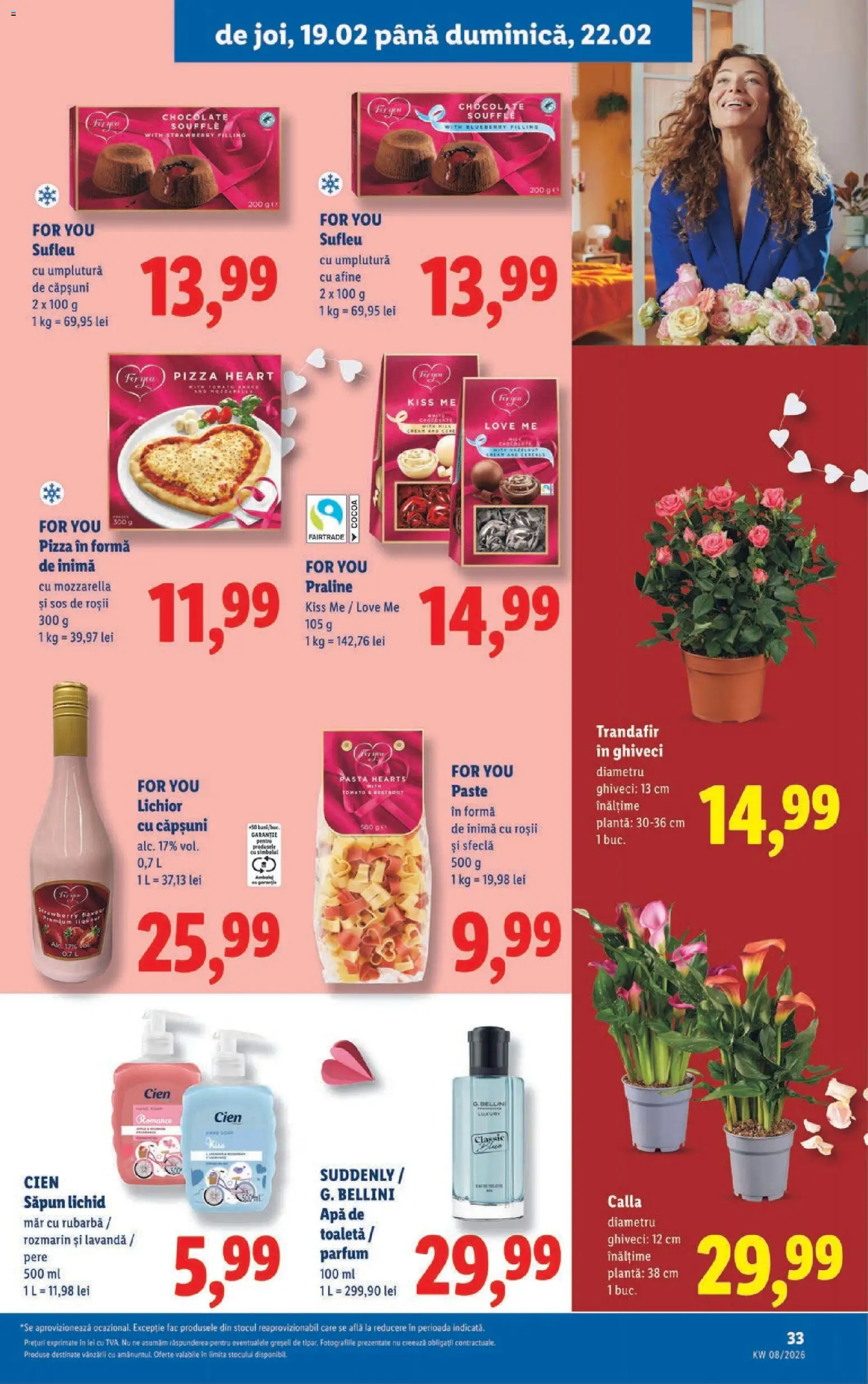 Catalog LIDL 16 - 21 Februarie 2026 | Pagina 33 | Produse: Apă de toaletă, Mozzarella, Apă, Sfeclă
