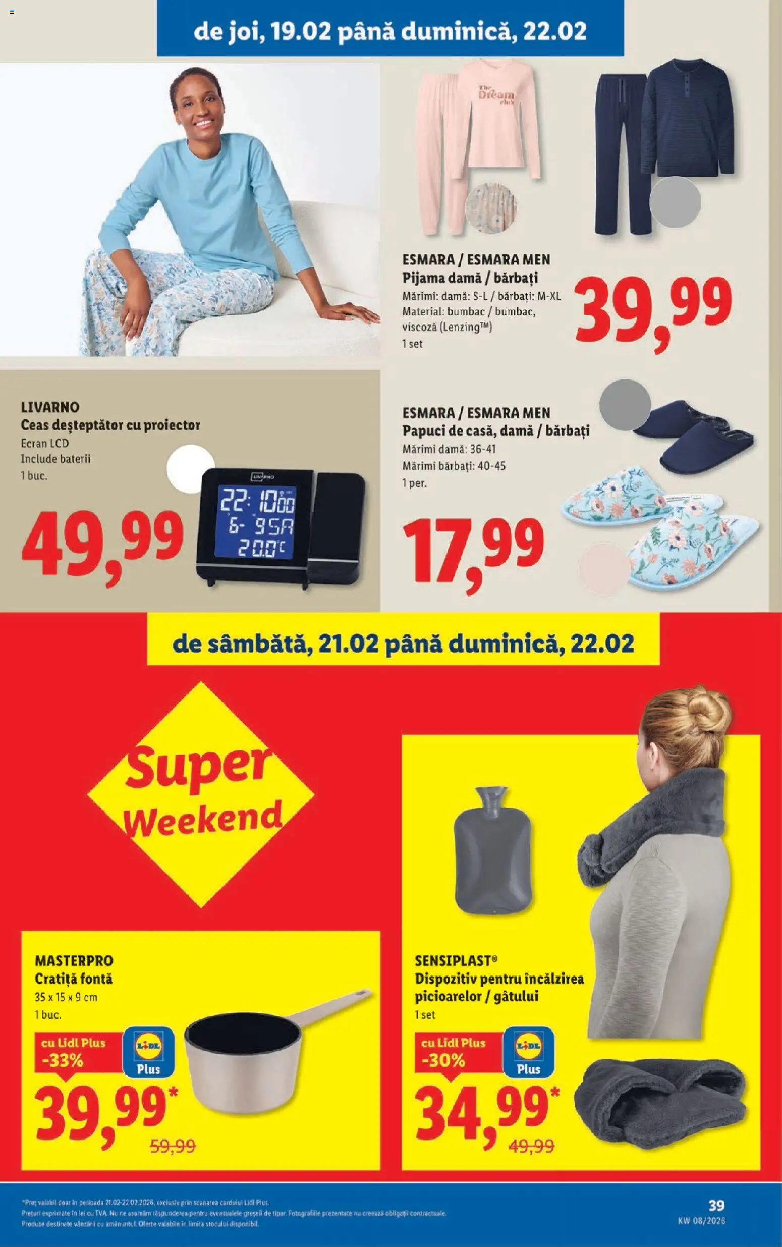 Catalog LIDL 16 - 21 Februarie 2026 | Pagina 39 | Produse: Ceas, Cratiță, Baterii, Papuci