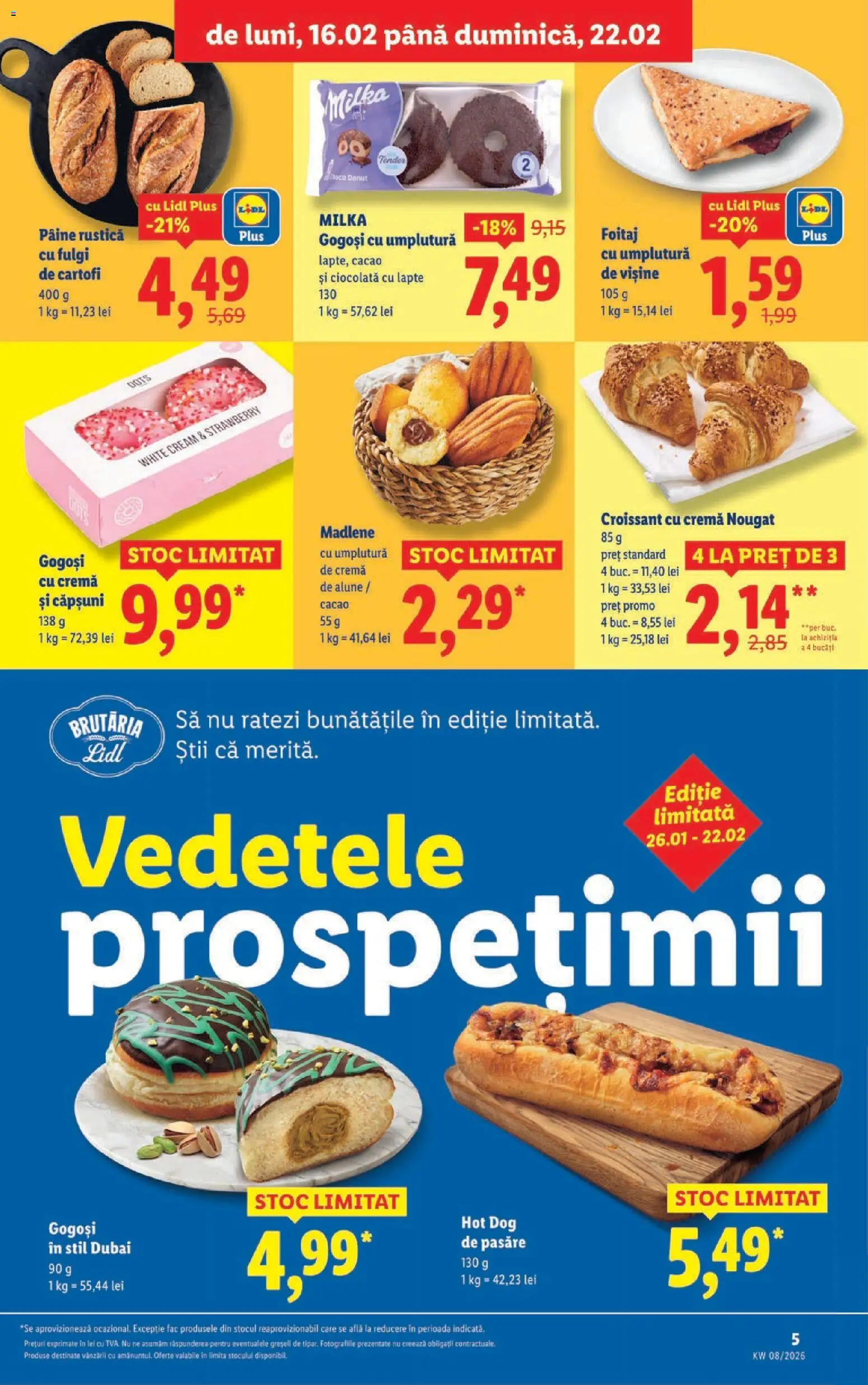 Catalog LIDL 16 - 21 Februarie 2026 | Pagina 5 | Produse: Alune, Cremă, Pâine, Cacao