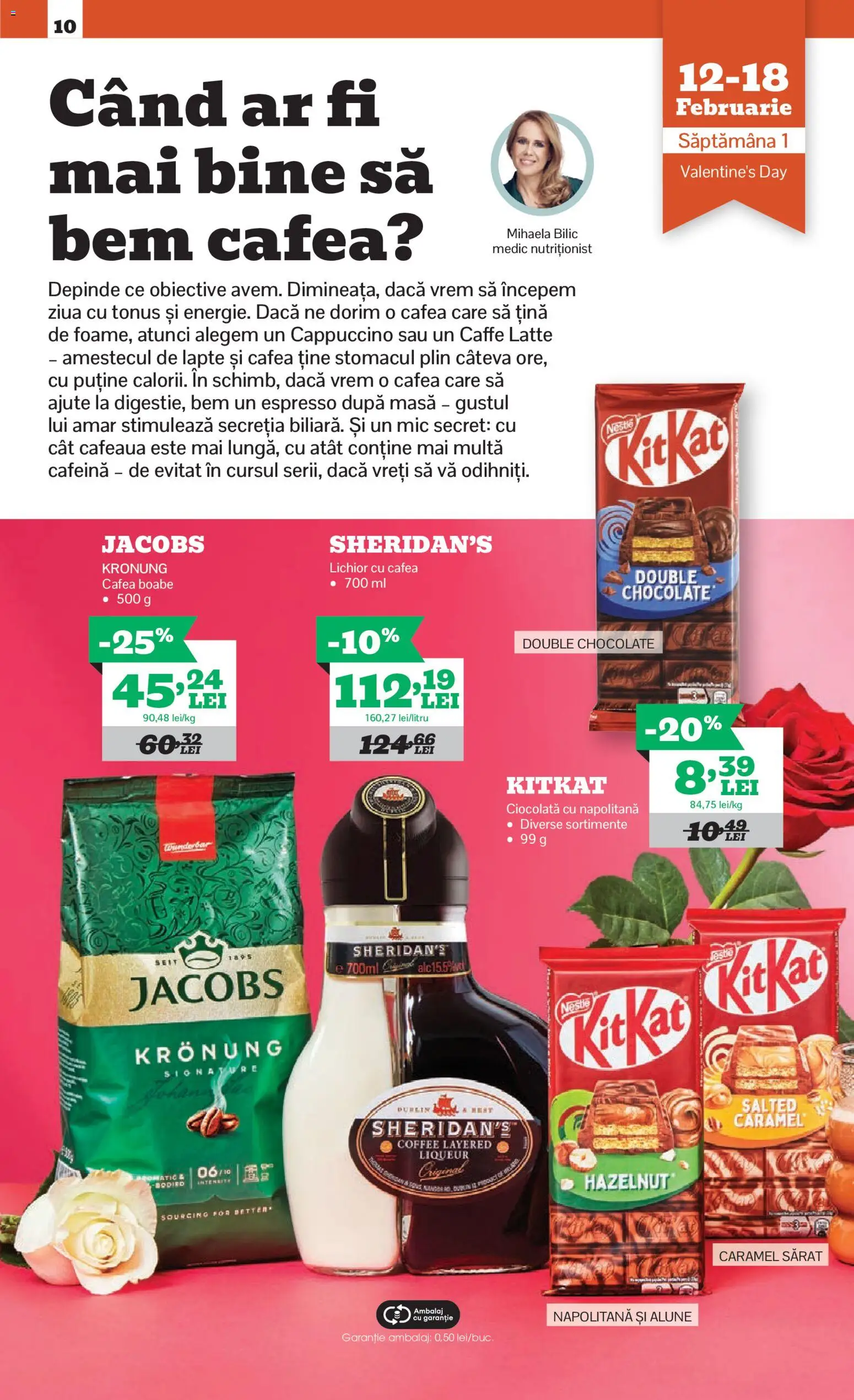 Catalog Mega Image 12 Februarie - 10 Martie 2026 | Pagina 10 | Produse: Lichior, Lapte, Cafea, Ciocolată