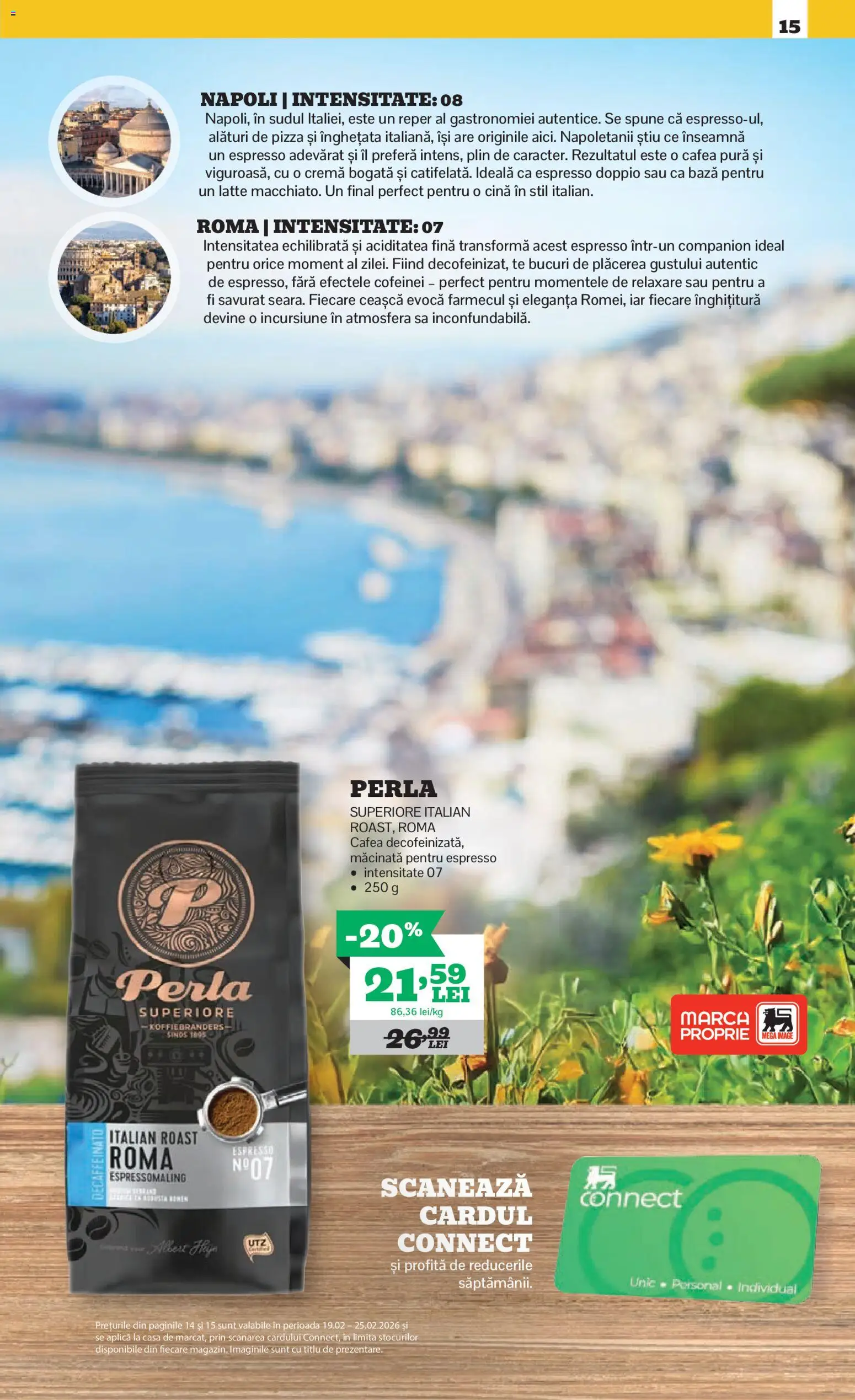 Catalog Mega Image 12 Februarie - 10 Martie 2026 | Pagina 15 | Produse: Cremă, Cafea, Pizza, Înghețată