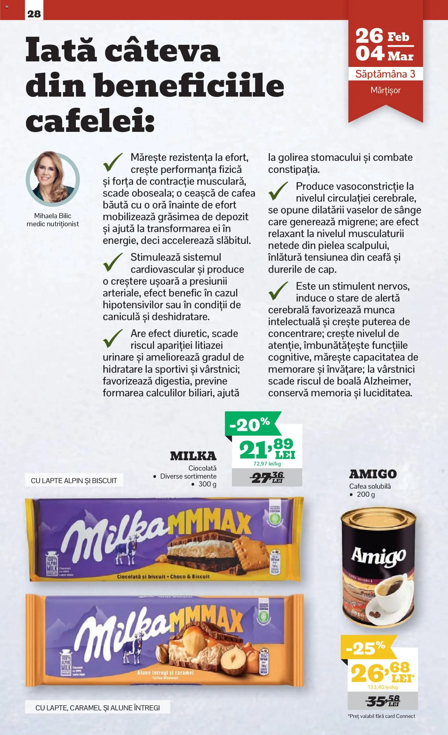 Catalog Mega Image 12 Februarie - 10 Martie 2026 | Pagina 28 | Produse: Alune, Lapte, Cafea, Ciocolată