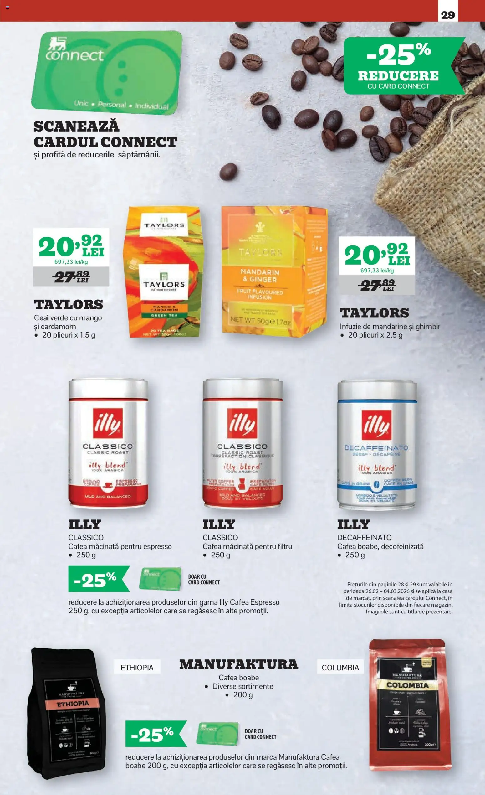 Catalog Mega Image 12 Februarie - 10 Martie 2026 | Pagina 29 | Produse: Cafea, Ceai, Mandarine, Mango