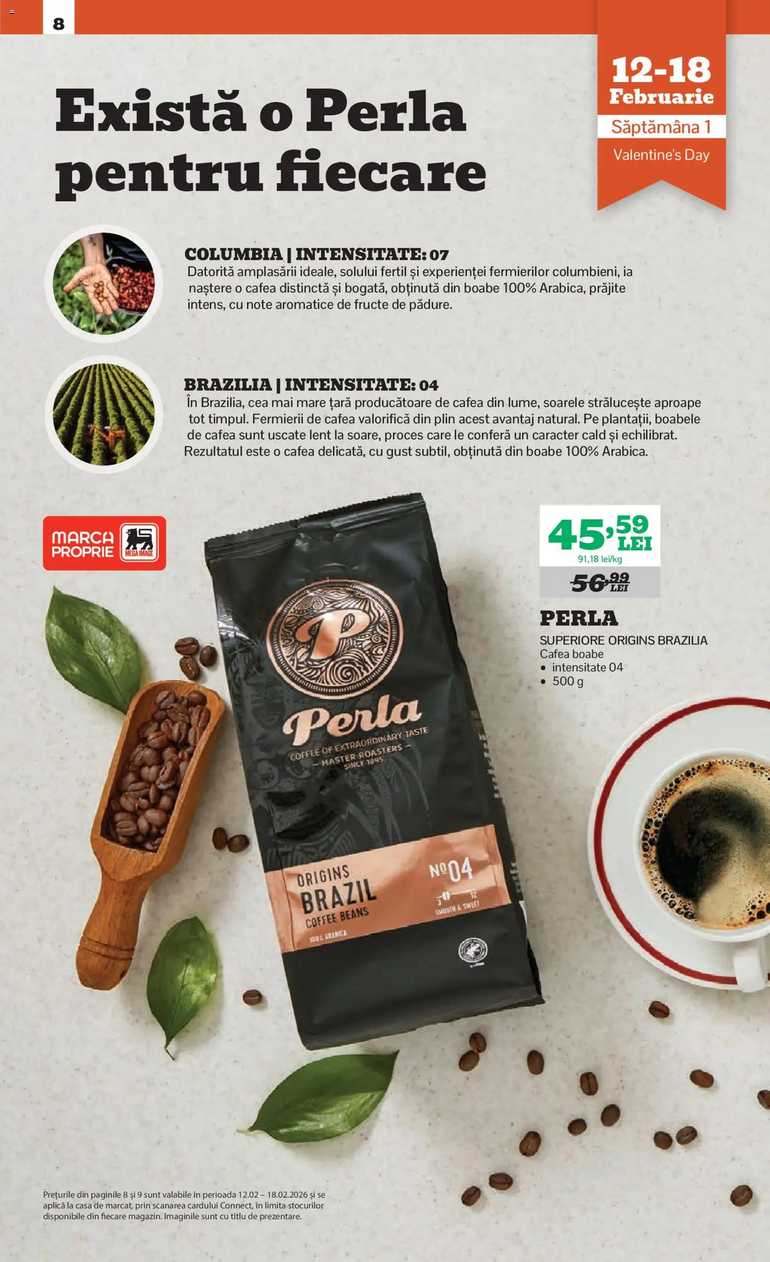 Catalog Mega Image 12 Februarie - 10 Martie 2026 | Pagina 8 | Produse: Cafea, Fructe