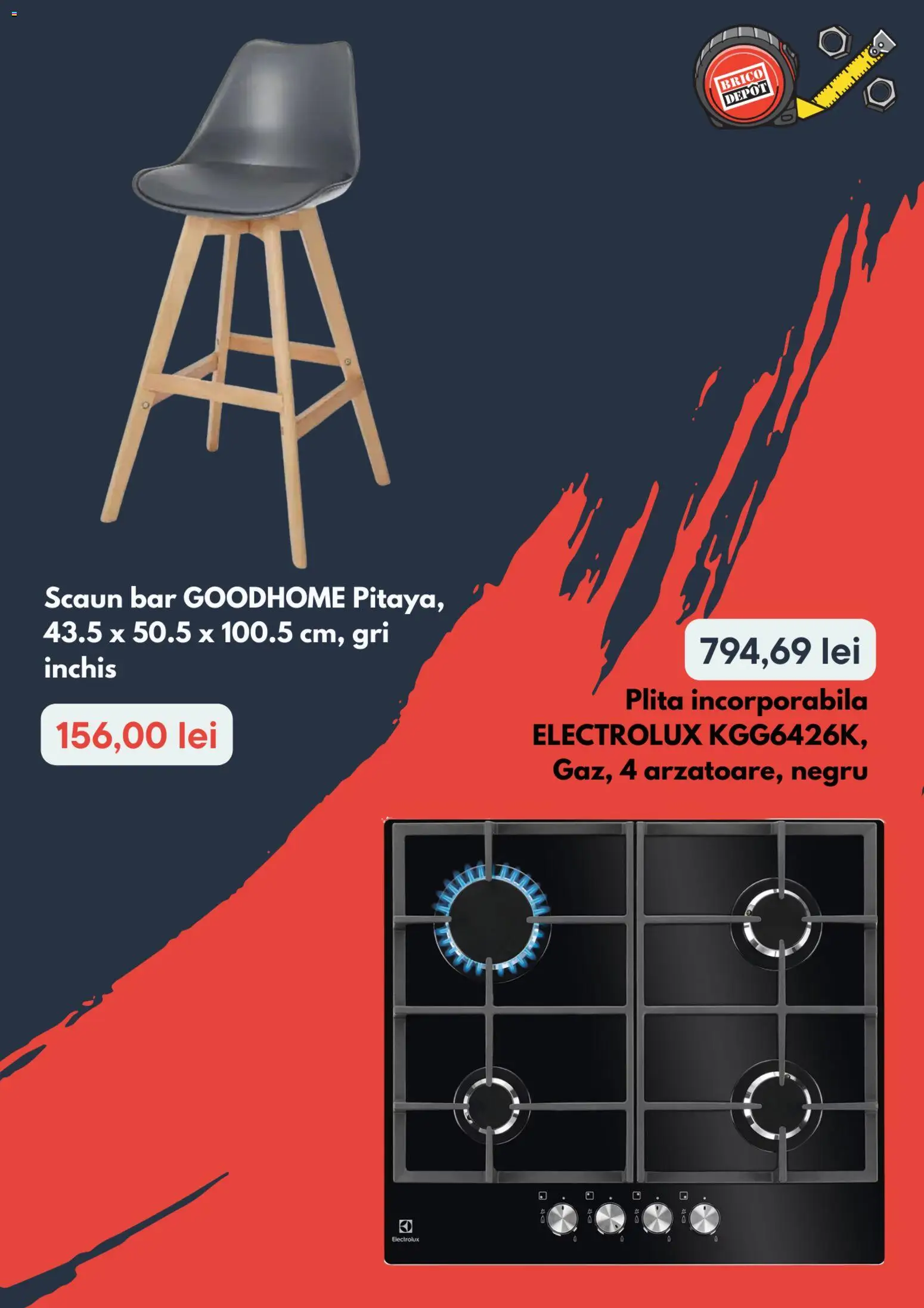 Catalog Brico Depot 12 - 17 Februarie 2026 | Pagina 3 | Produse: Plită, Scaun