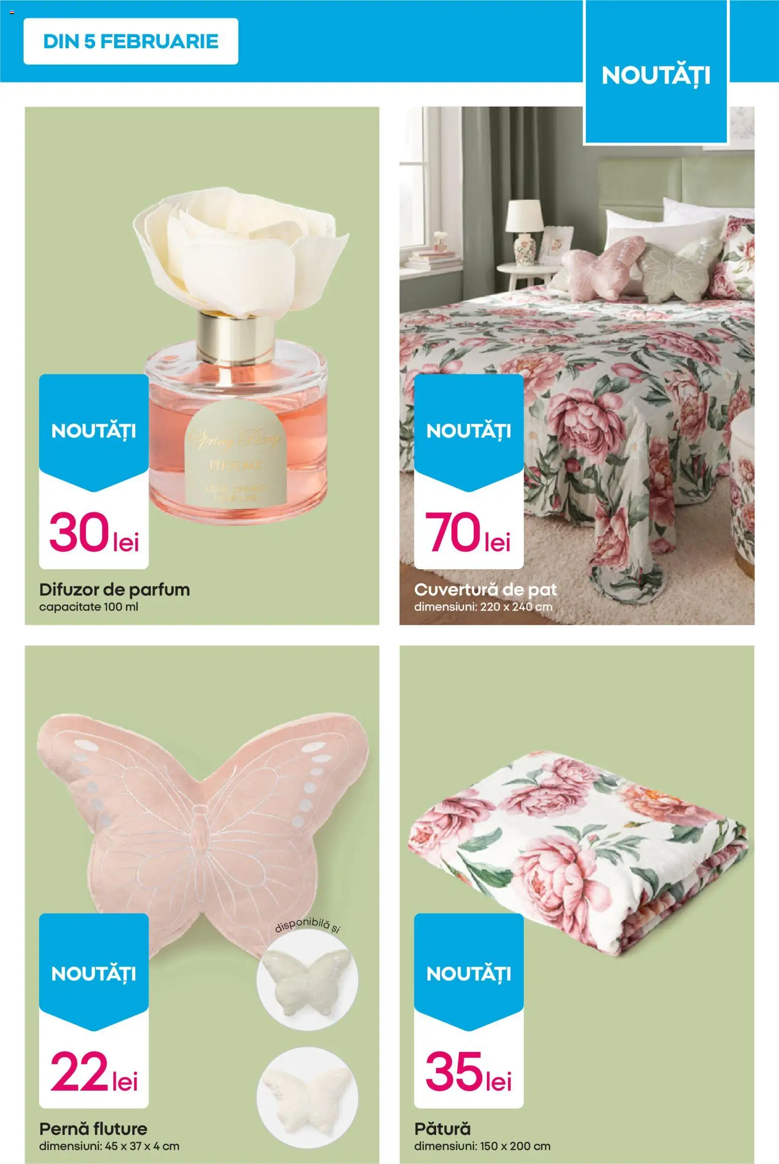 Catalog Pepco 12 - 17 Februarie 2026 | Pagina 11 | Produse: Difuzor, Cuvertură, Pat, Pernă