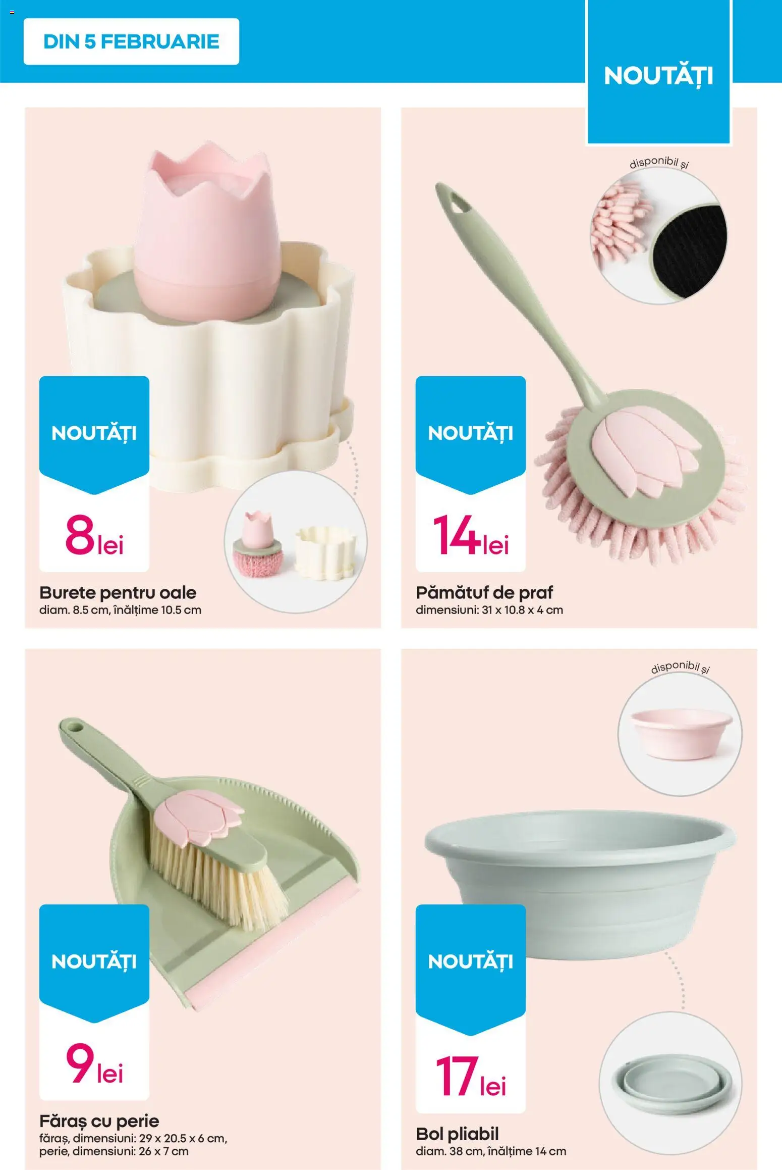 Catalog Pepco 12 - 17 Februarie 2026 | Pagina 15 | Produse: Bol, Perie, Burete