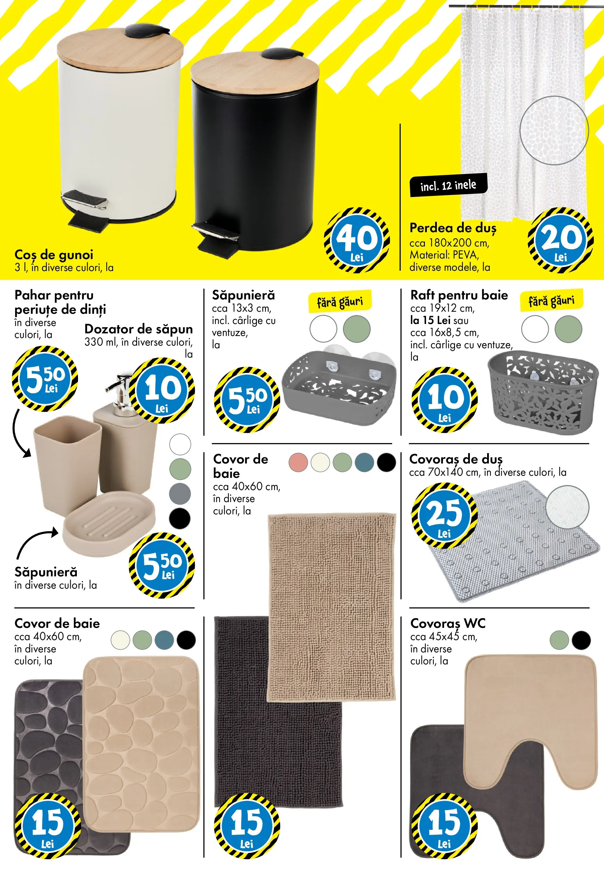 Catalog TEDi 13 - 21 Februarie 2026 | Pagina 10 | Produse: Coș, Duș, Perdea, Săpun