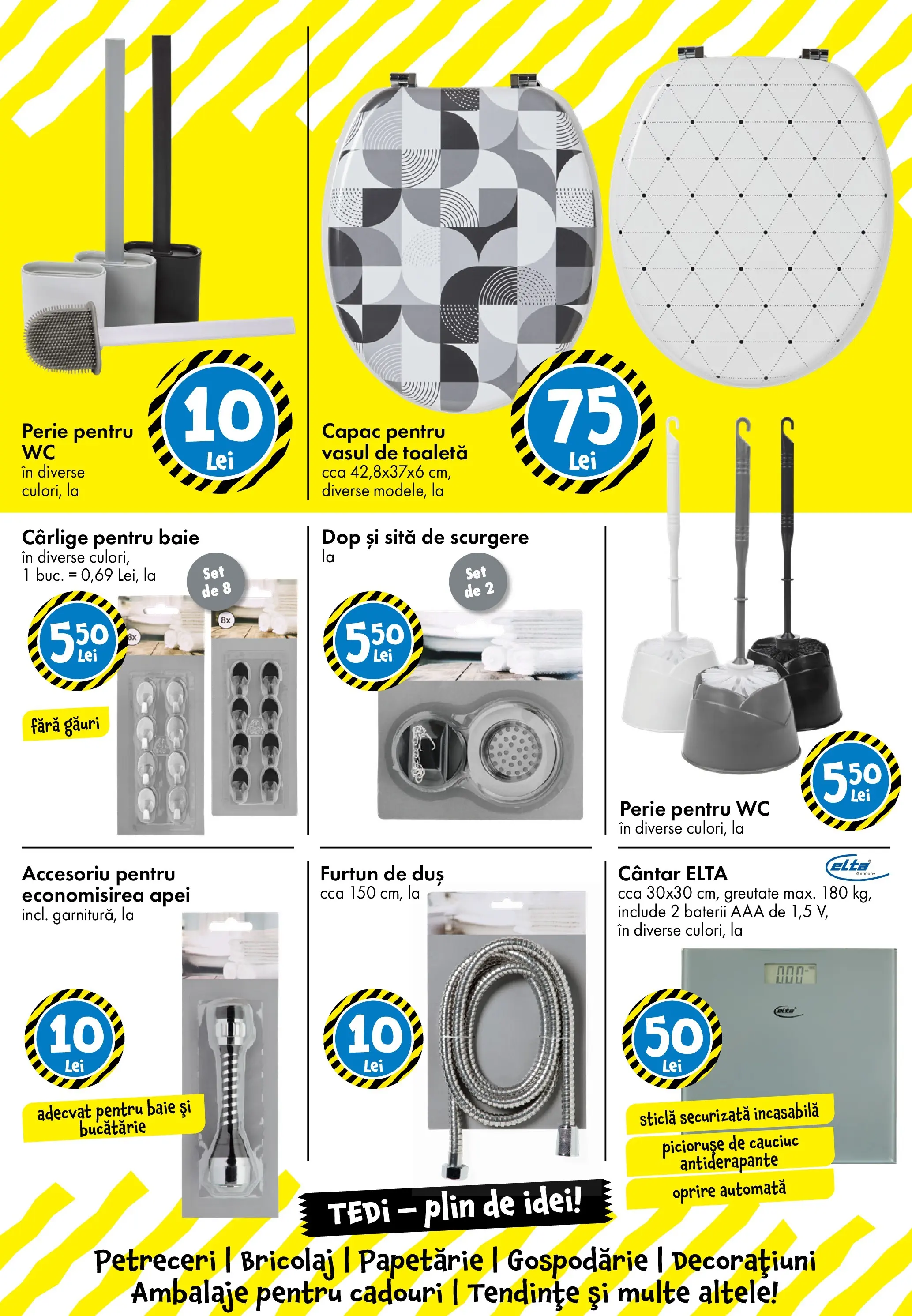 Catalog TEDi 13 - 21 Februarie 2026 | Pagina 11 | Produse: Bucătărie, Toaletă, Duș, Perie