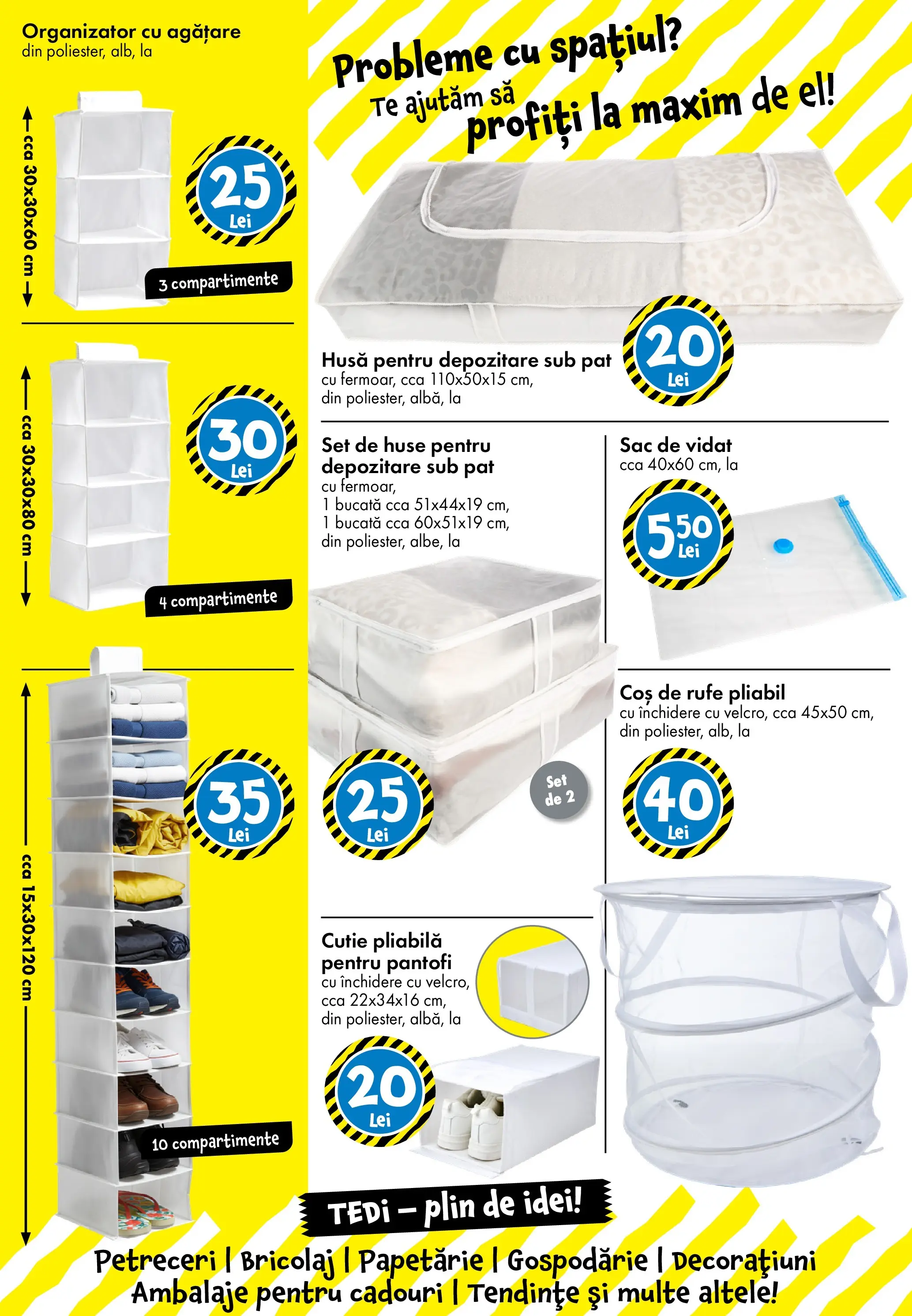 Catalog TEDi 13 - 21 Februarie 2026 | Pagina 8 | Produse: Pantofi, Pat, Cutie, Coș De Rufe