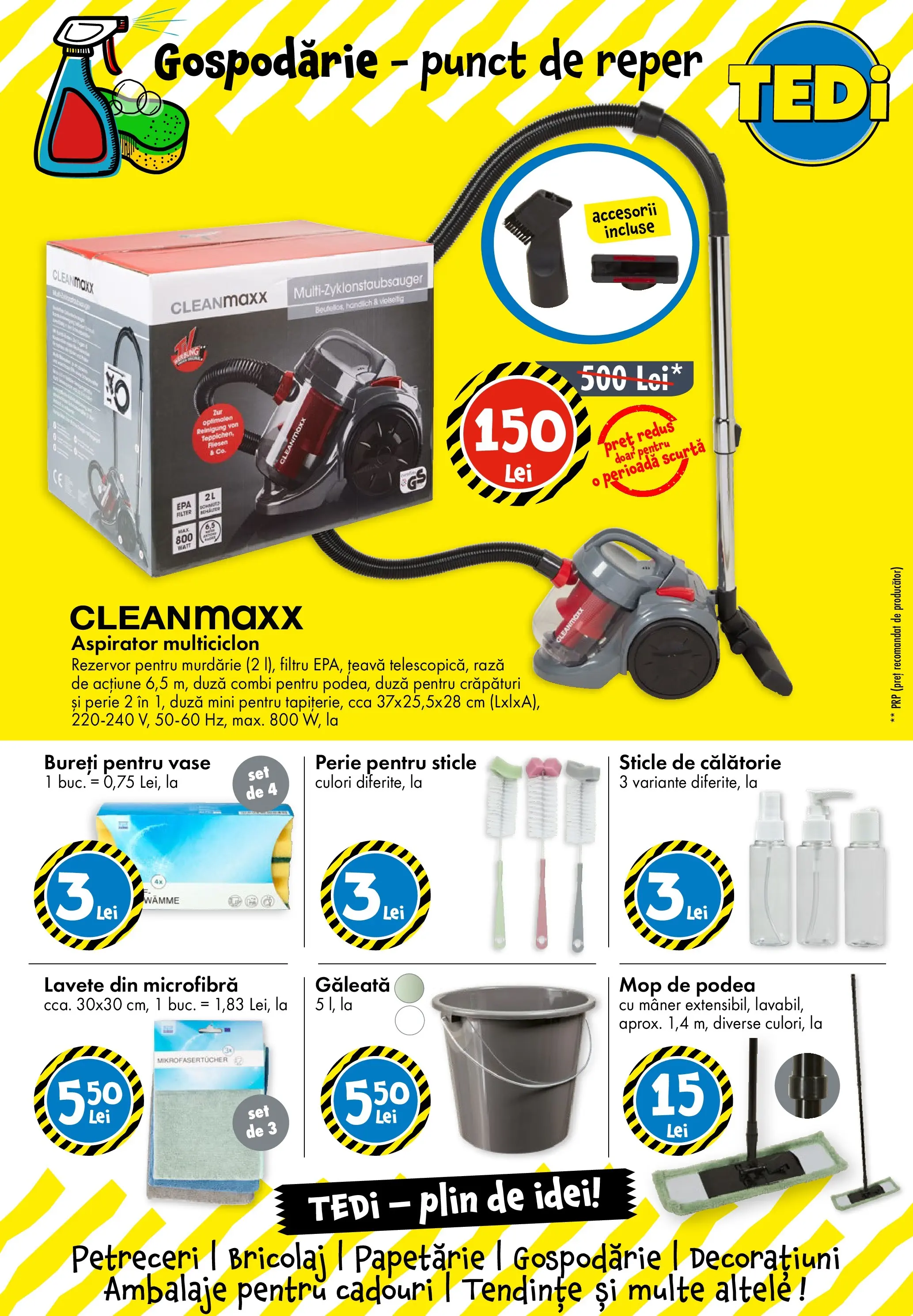 Catalog TEDi 16 - 22 Februarie 2026 | Pagina 7 | Produse: Aspirator, Mop, Perie, Țeavă