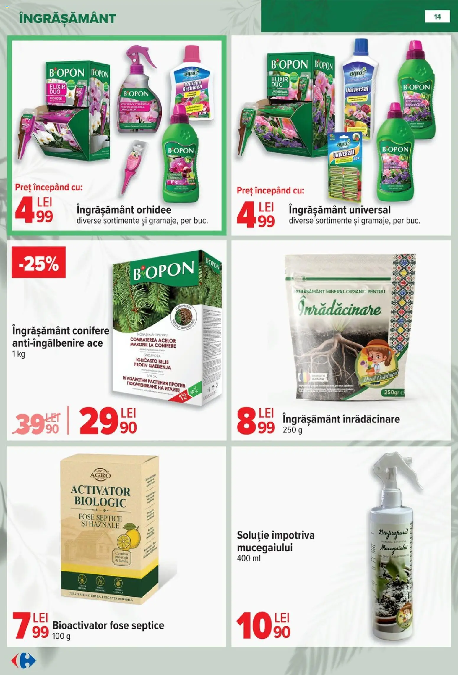 Catalog Carrefour 11 Februarie - 13 Aprilie 2026 | Pagina 14 | Produse: Elixir, Orhidee