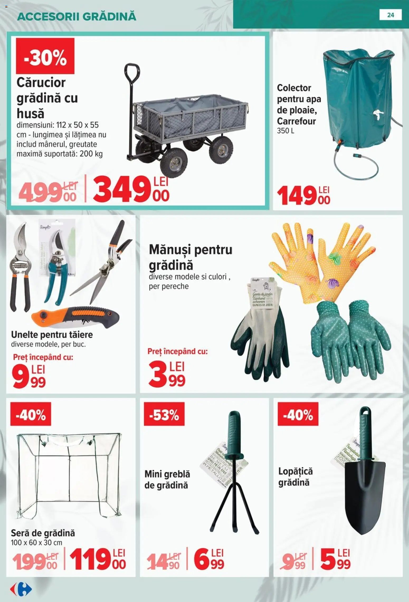 Catalog Carrefour 11 Februarie - 13 Aprilie 2026 | Pagina 24 | Produse: Mănuși, Apă