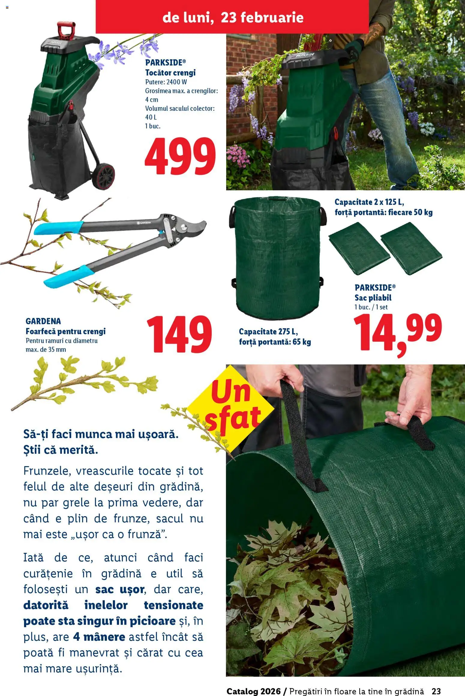 Catalog LIDL 19 Februarie - 4 Aprilie 2026 | Pagina 23 | Produse: Tocător