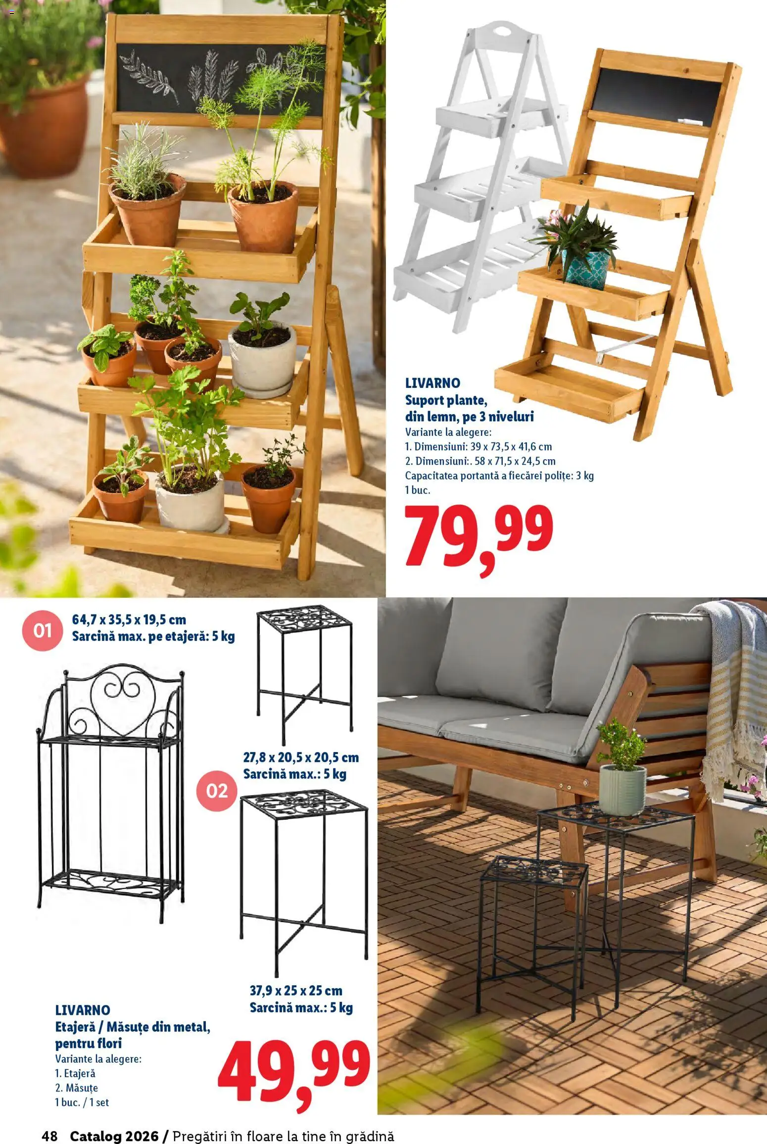 Catalog LIDL 19 Februarie - 4 Aprilie 2026 | Pagina 48 | Produse: Etajeră