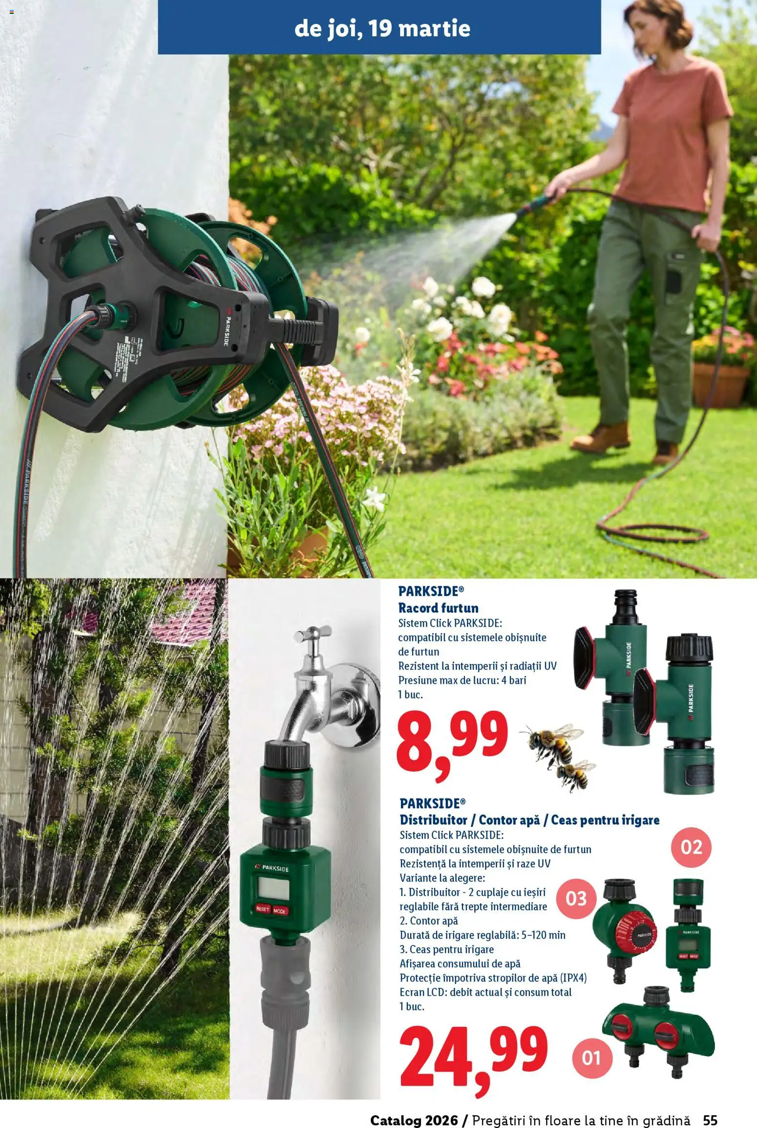 Catalog LIDL 19 Februarie - 4 Aprilie 2026 | Pagina 55 | Produse: Ceas, Contor apă, Apă