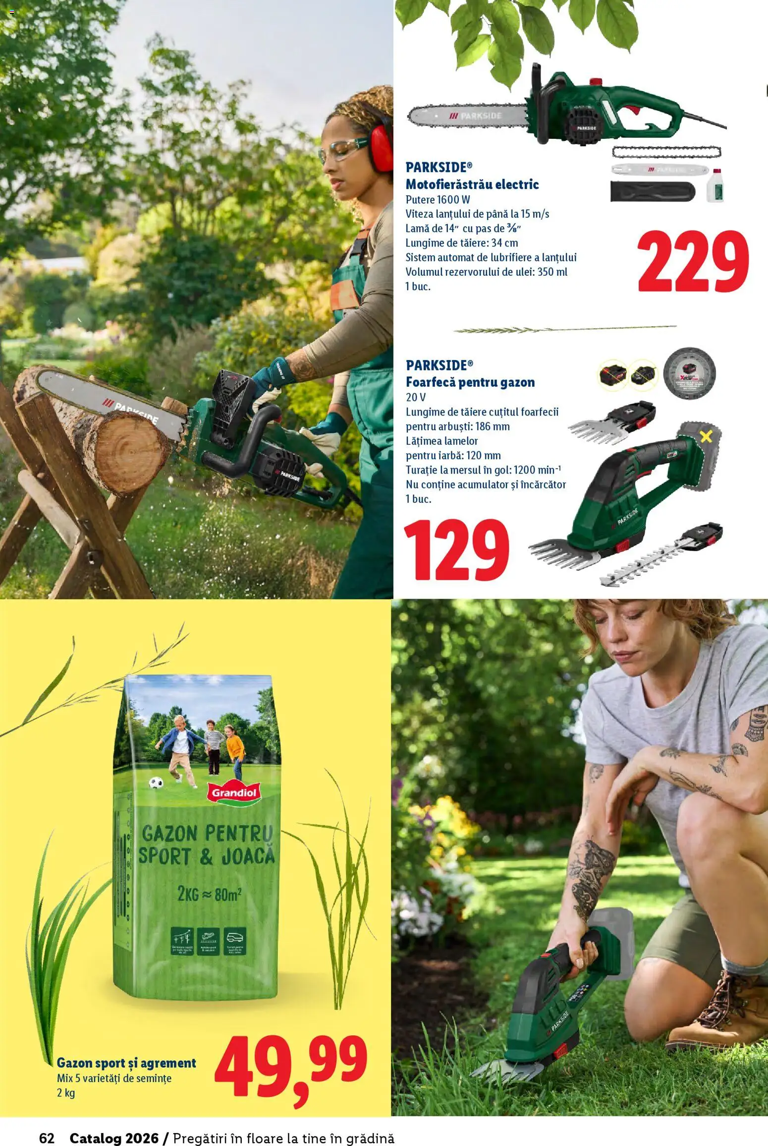 Catalog LIDL 19 Februarie - 4 Aprilie 2026 | Pagina 62 | Produse: Încărcător, Semințe, Ulei