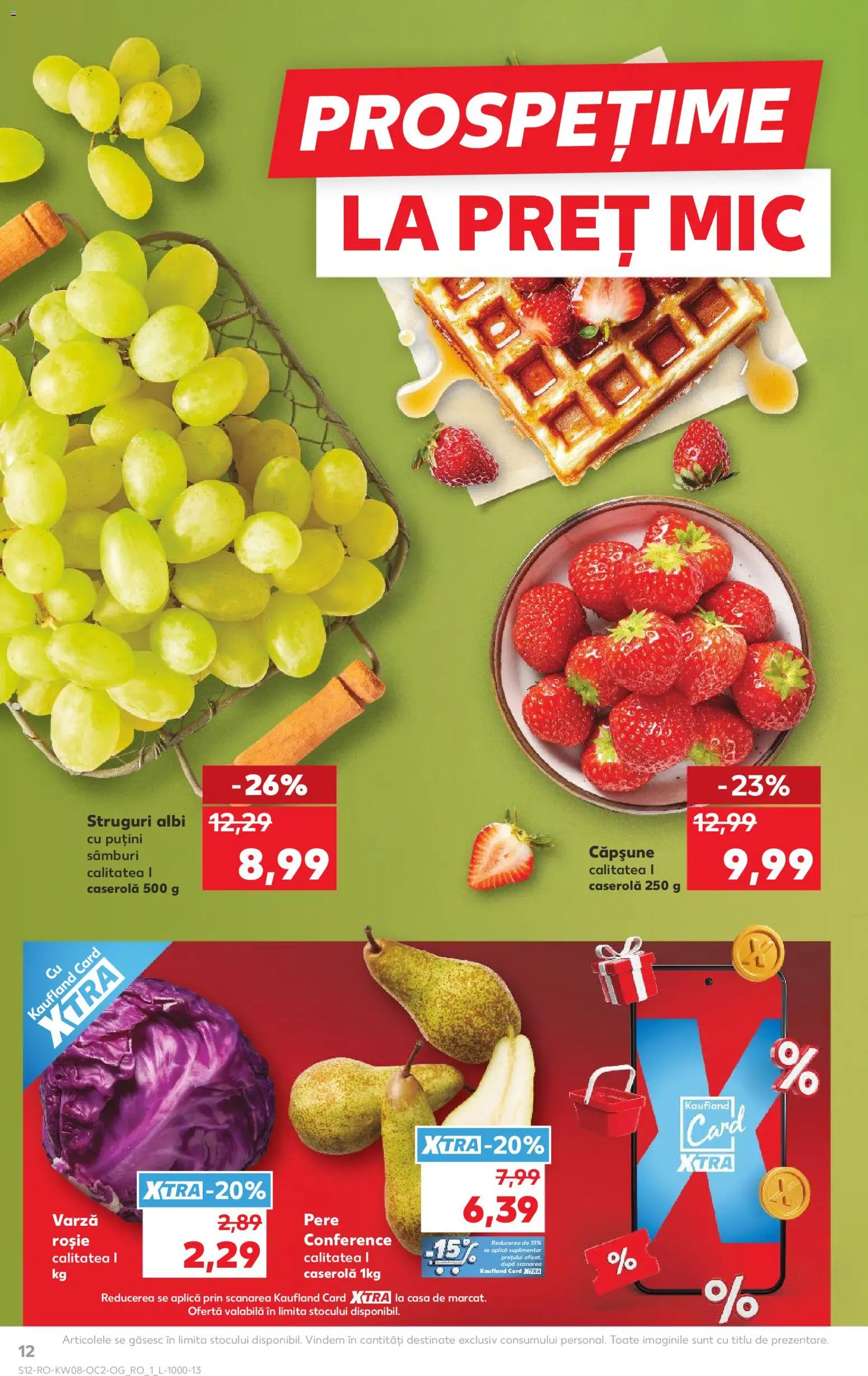 Catalog Kaufland 18 - 23 Februarie 2026 | Pagina 12 | Produse: Varză, Struguri